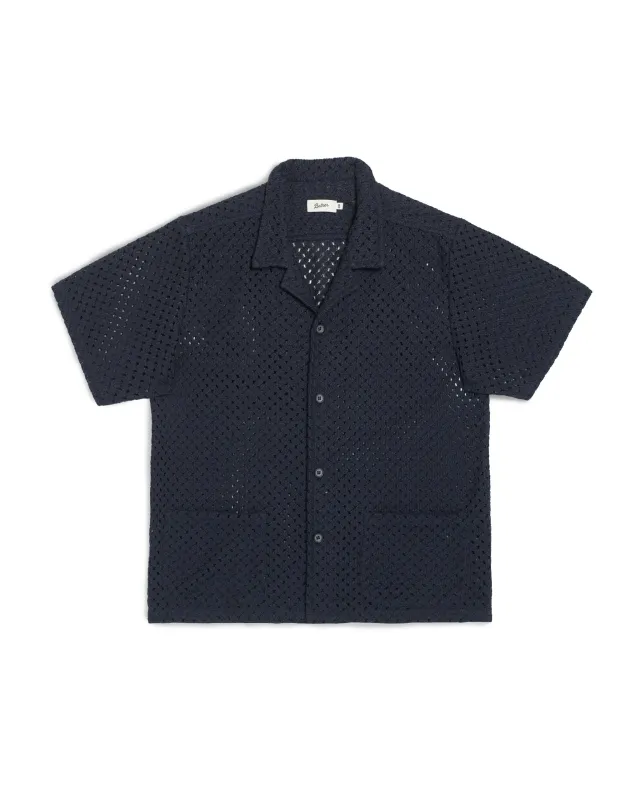 Cetacean Mesh Traveler Shirt made by Bather