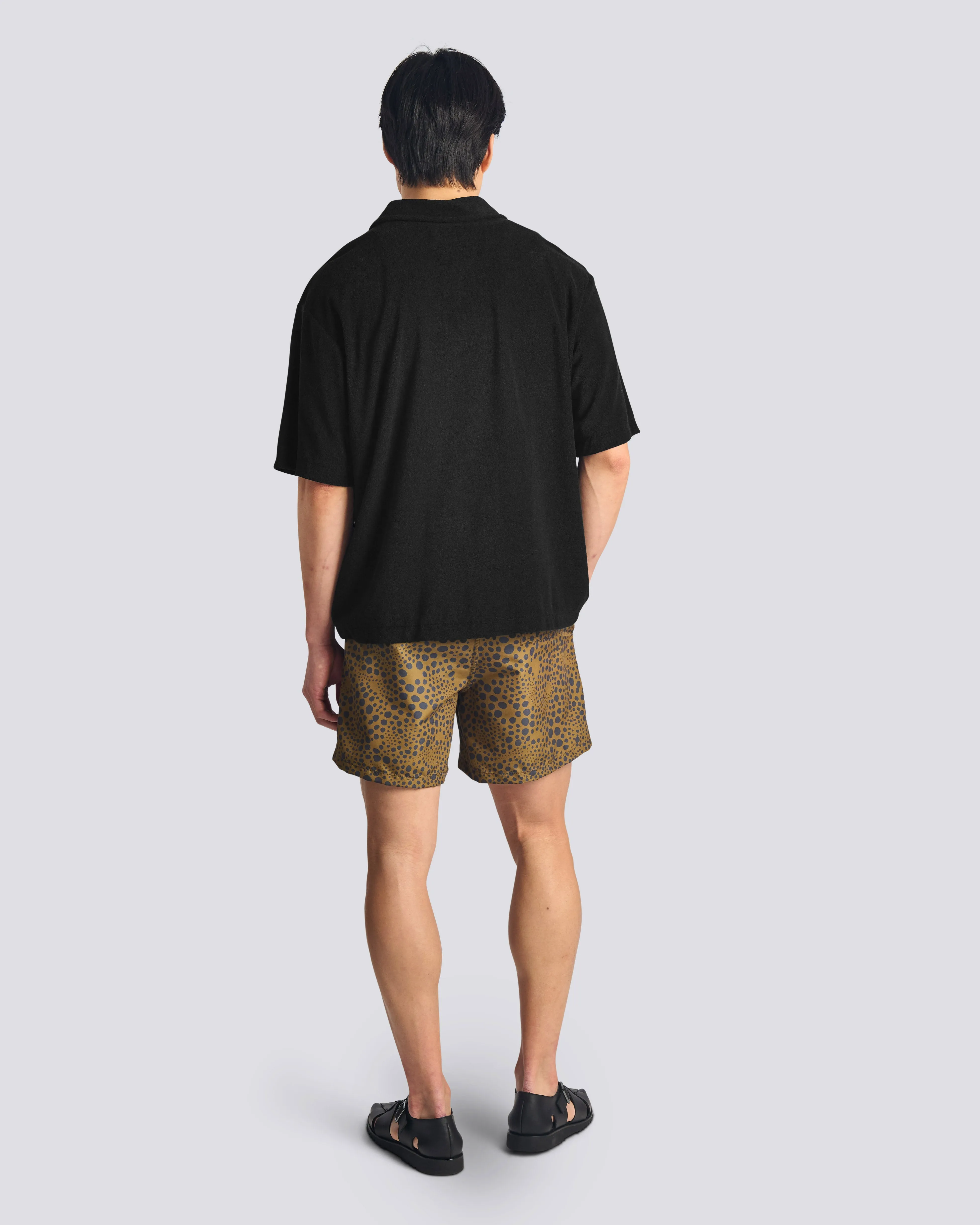 Black Terry Tour Shirt sold by Bather product image thumbnail 3