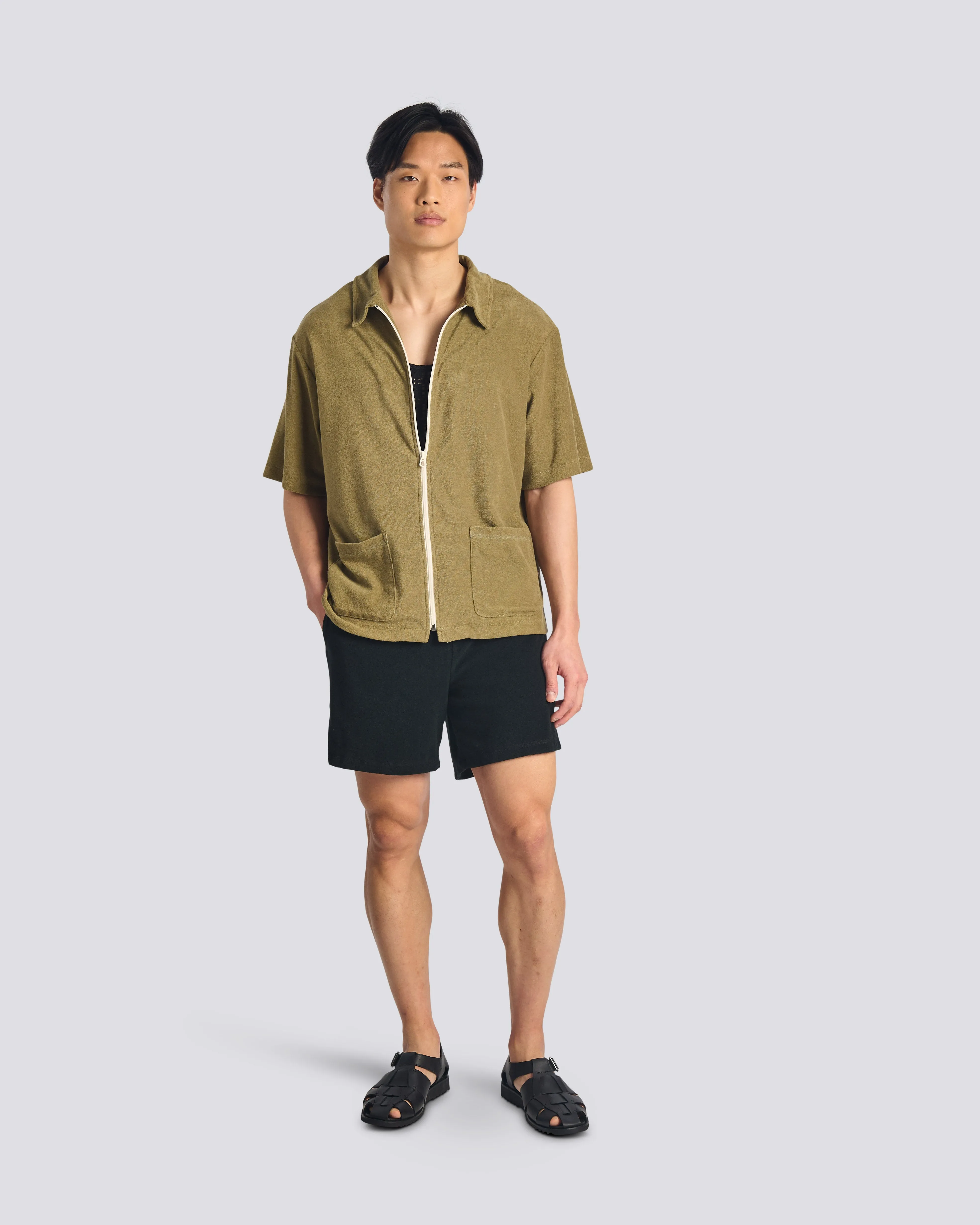 Army Terry Tour Shirt sold by Bather product image thumbnail 2