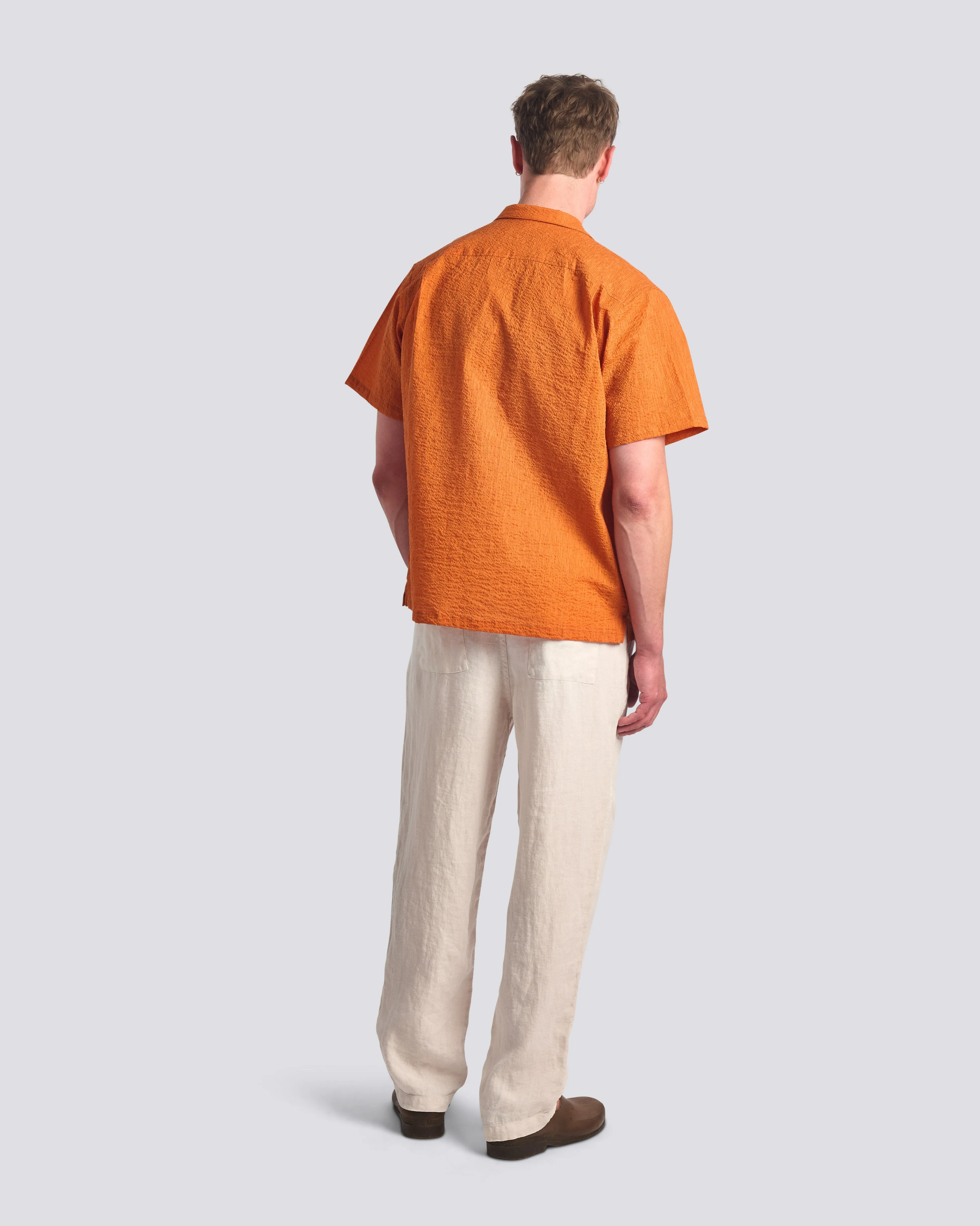 Cantaloupe Ripple Camp Shirt sold by Bather product image thumbnail 3