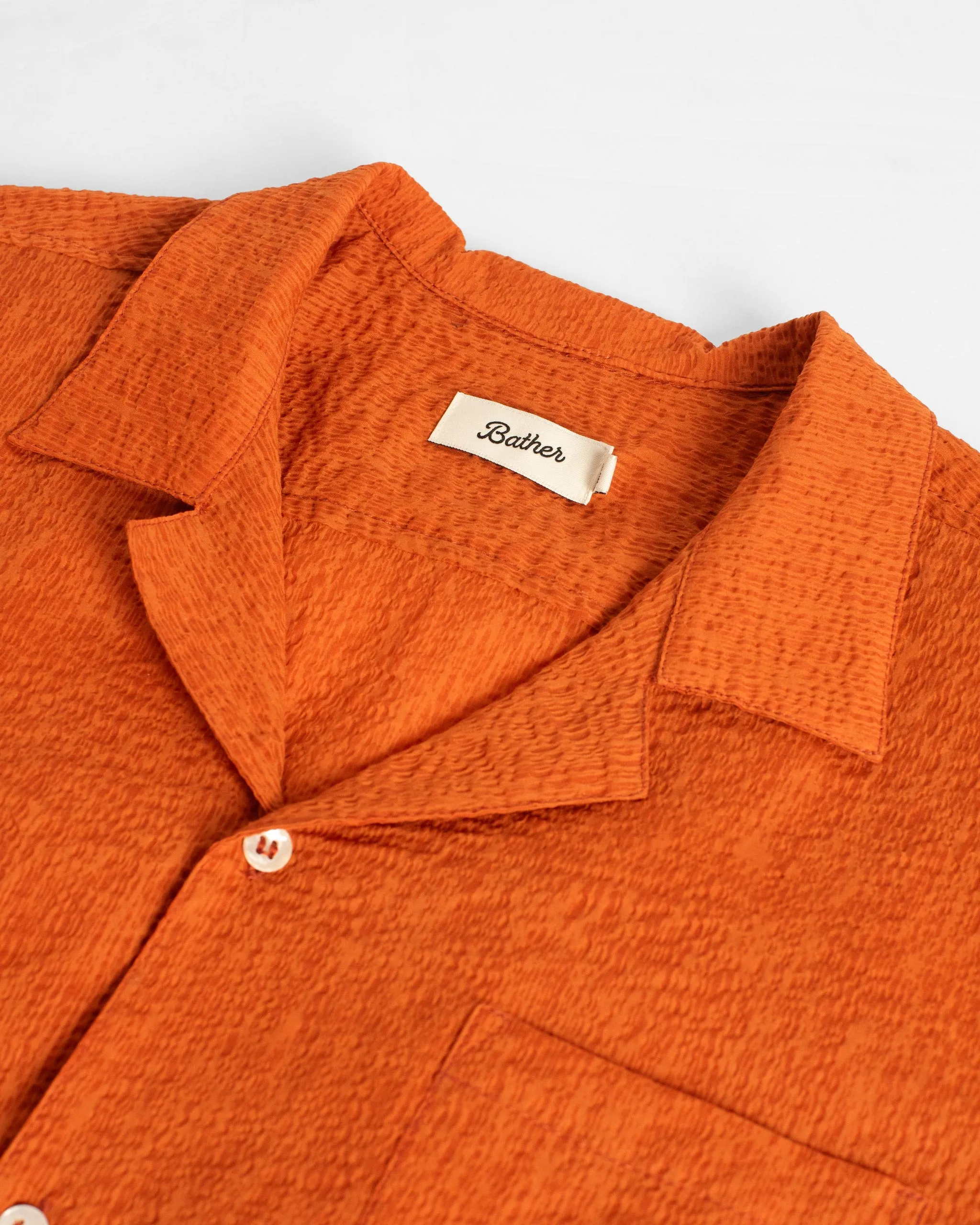 Cantaloupe Ripple Camp Shirt sold by Bather product image thumbnail 4