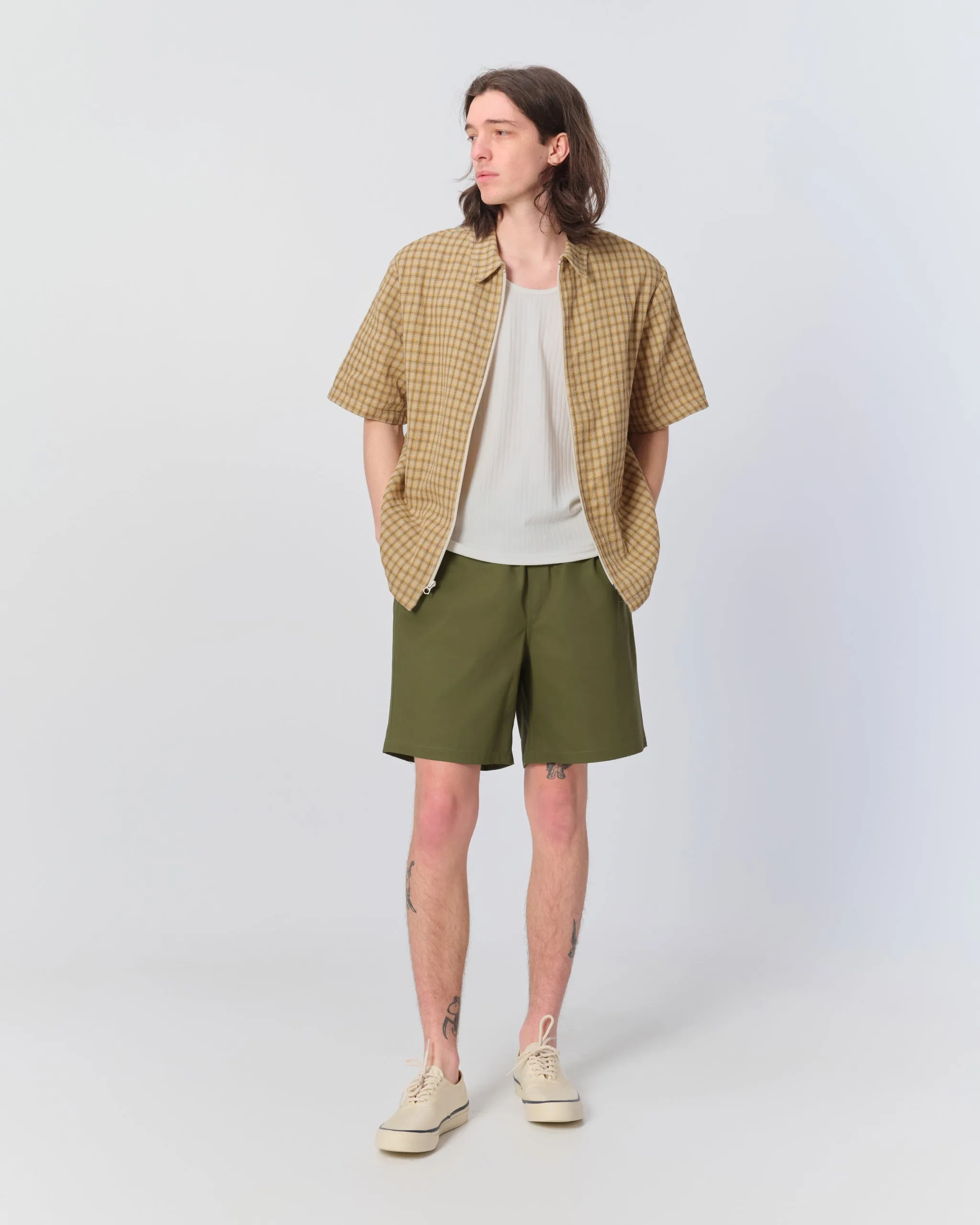 Sand Check Tour Shirt sold by Bather product image thumbnail 2