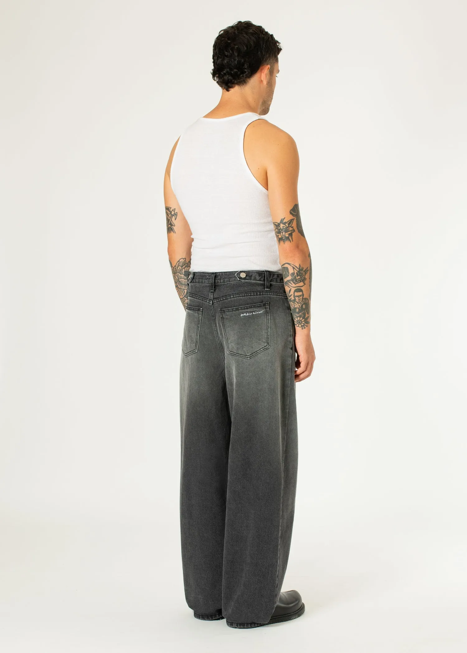 Side-button Denim Jeans sold by Estudio Niksen product image thumbnail 3