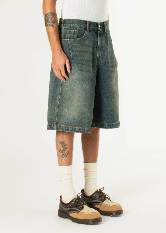 Half-dart Denim Shorts made by Estudio Niksen
