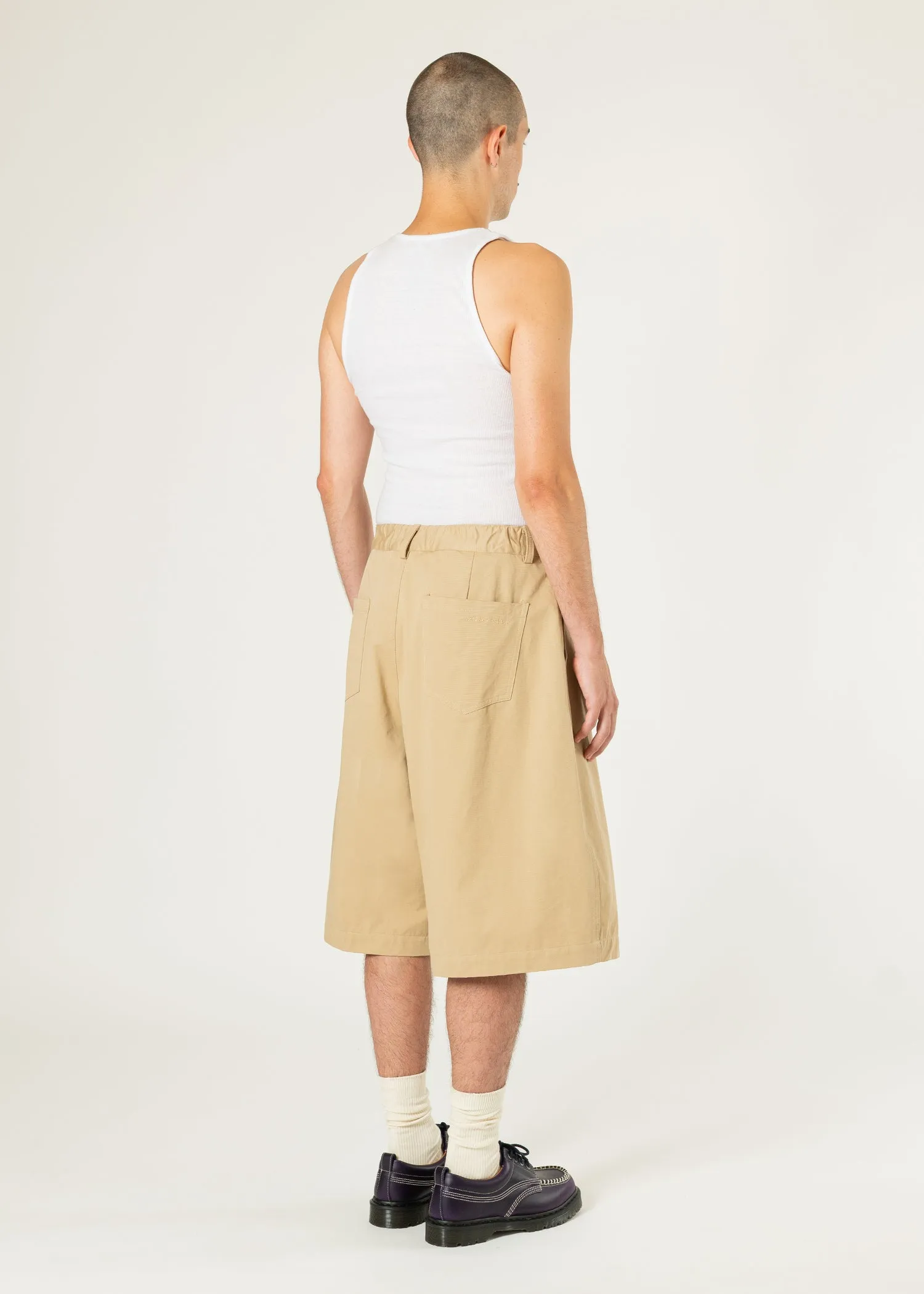 Pintuck Wide Shorts sold by Estudio Niksen product image thumbnail 3