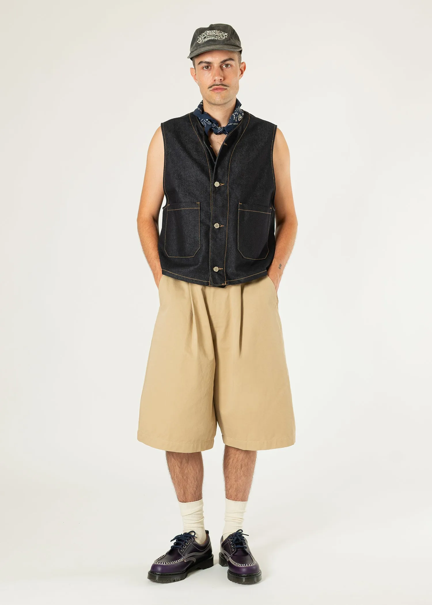 Pintuck Wide Shorts sold by Estudio Niksen product image thumbnail 5