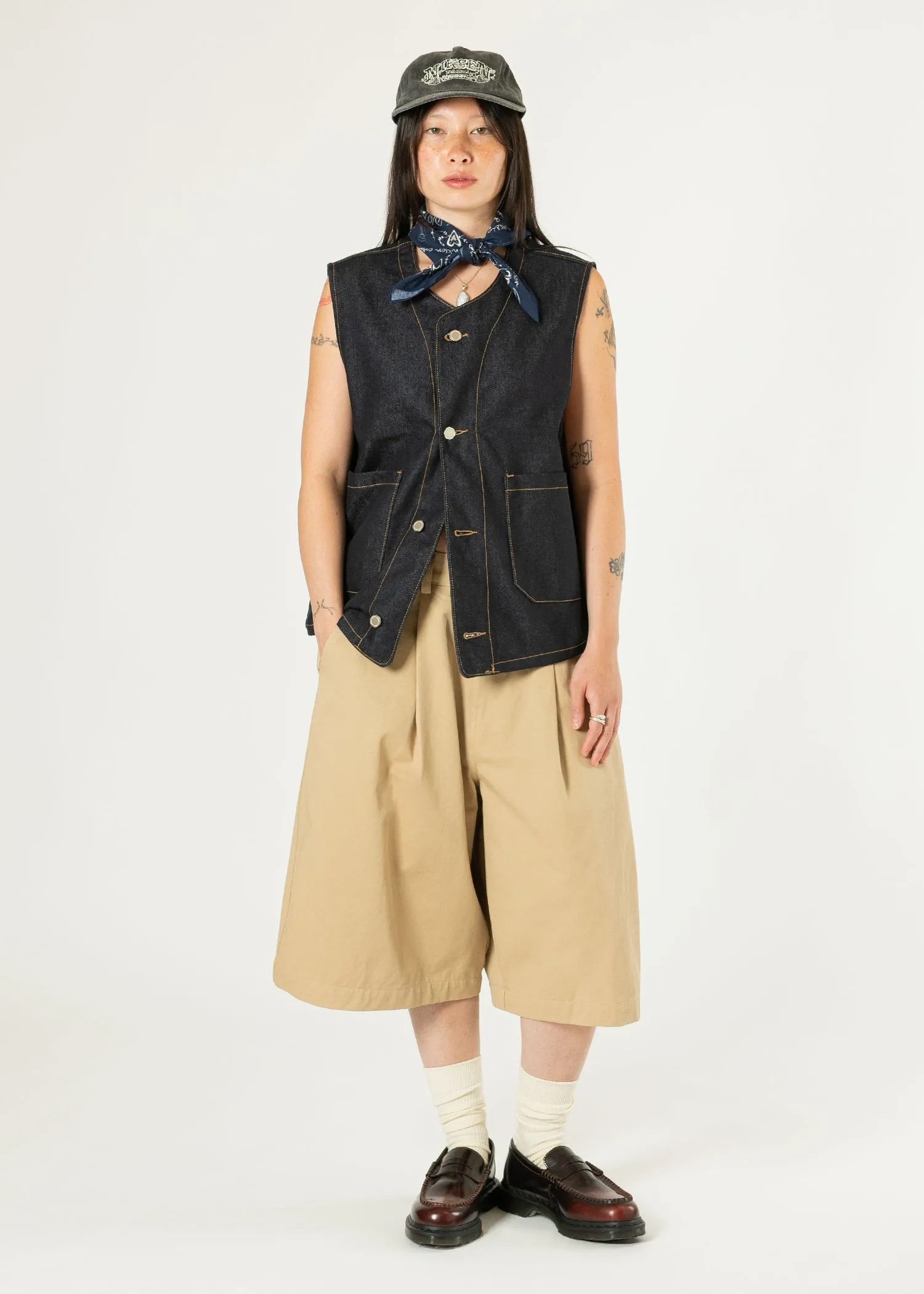 Pintuck Wide Shorts sold by Estudio Niksen product image thumbnail 2