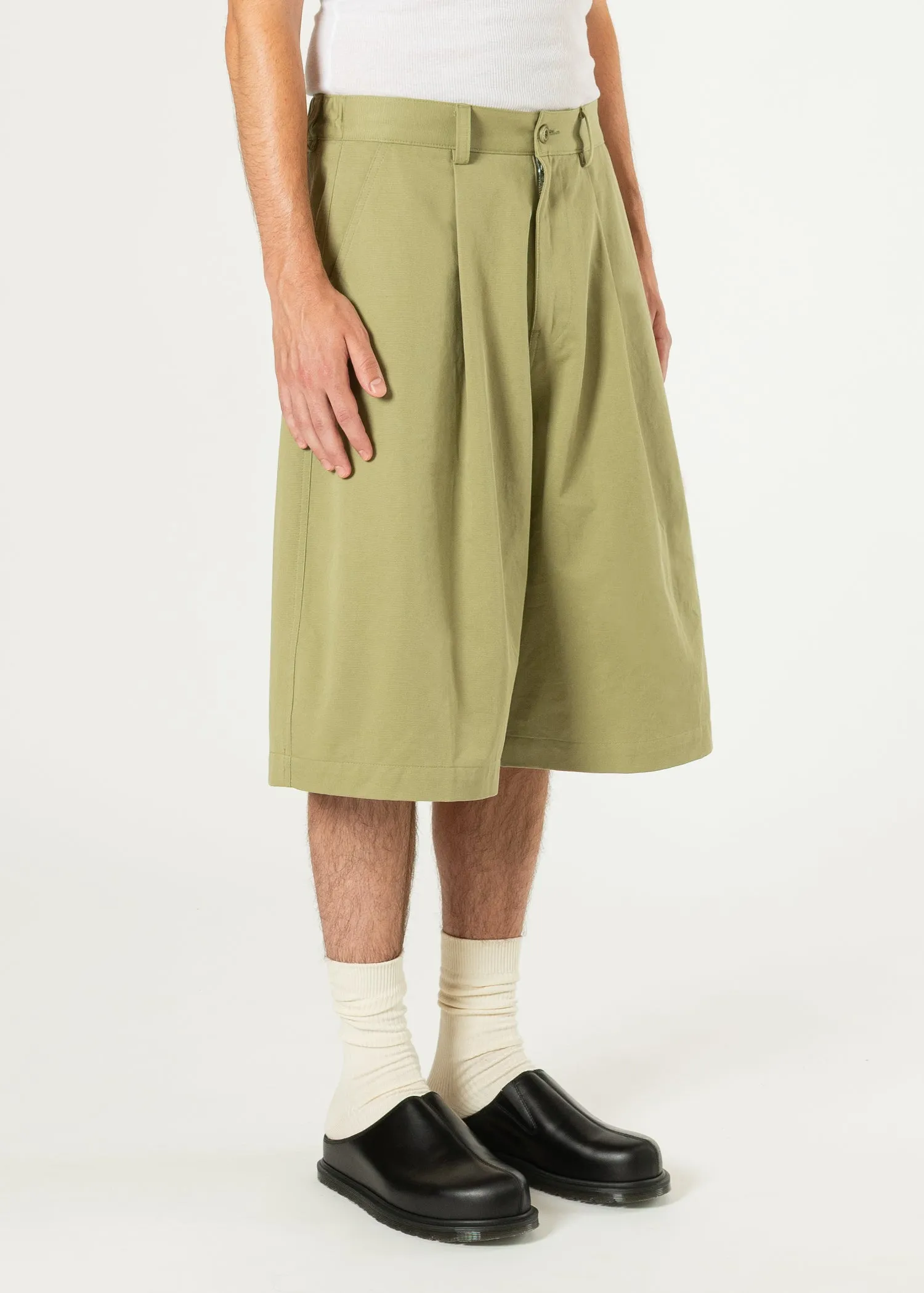 Pintuck Wide Shorts sold by Estudio Niksen