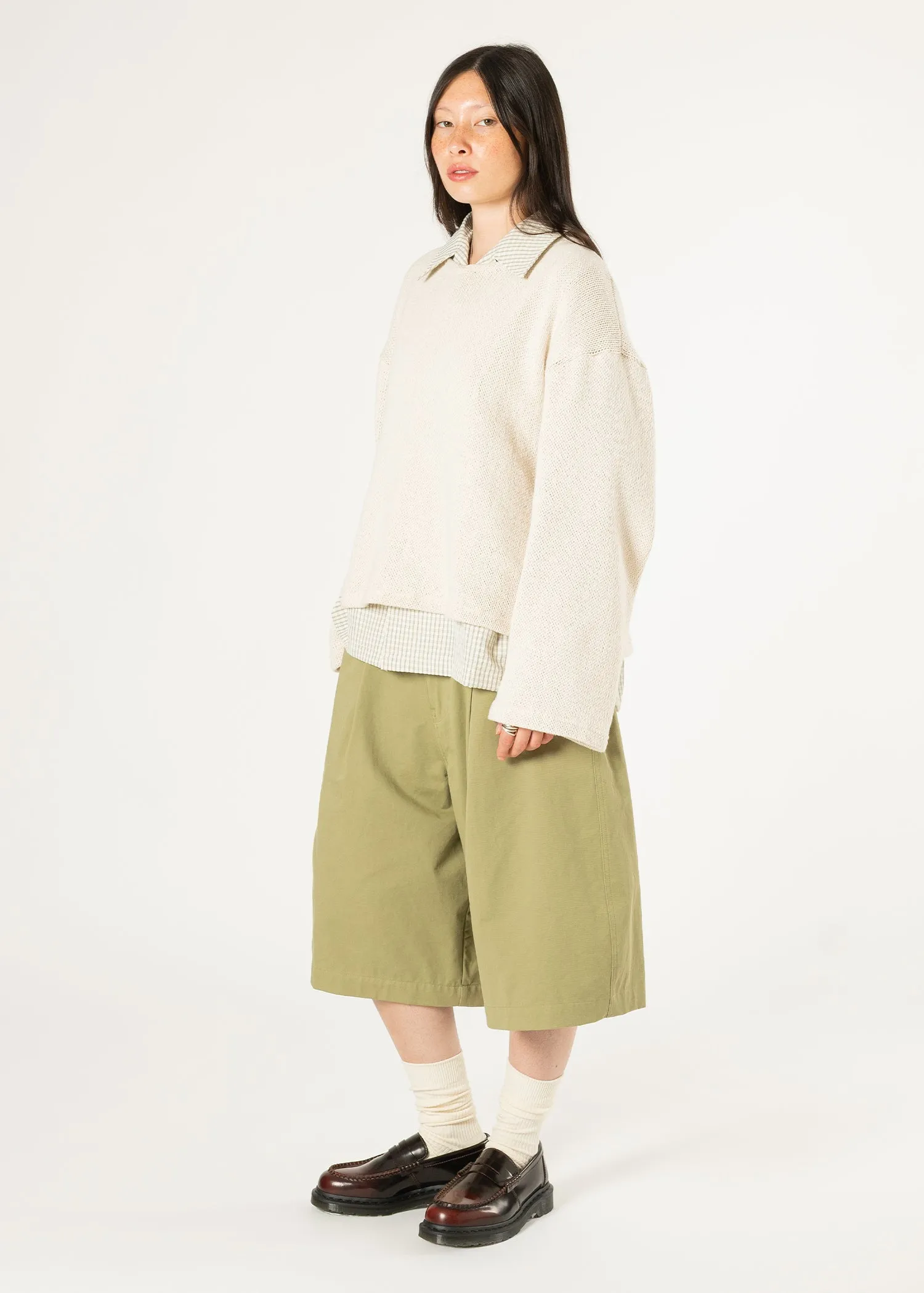 Pintuck Wide Shorts sold by Estudio Niksen product image thumbnail 4