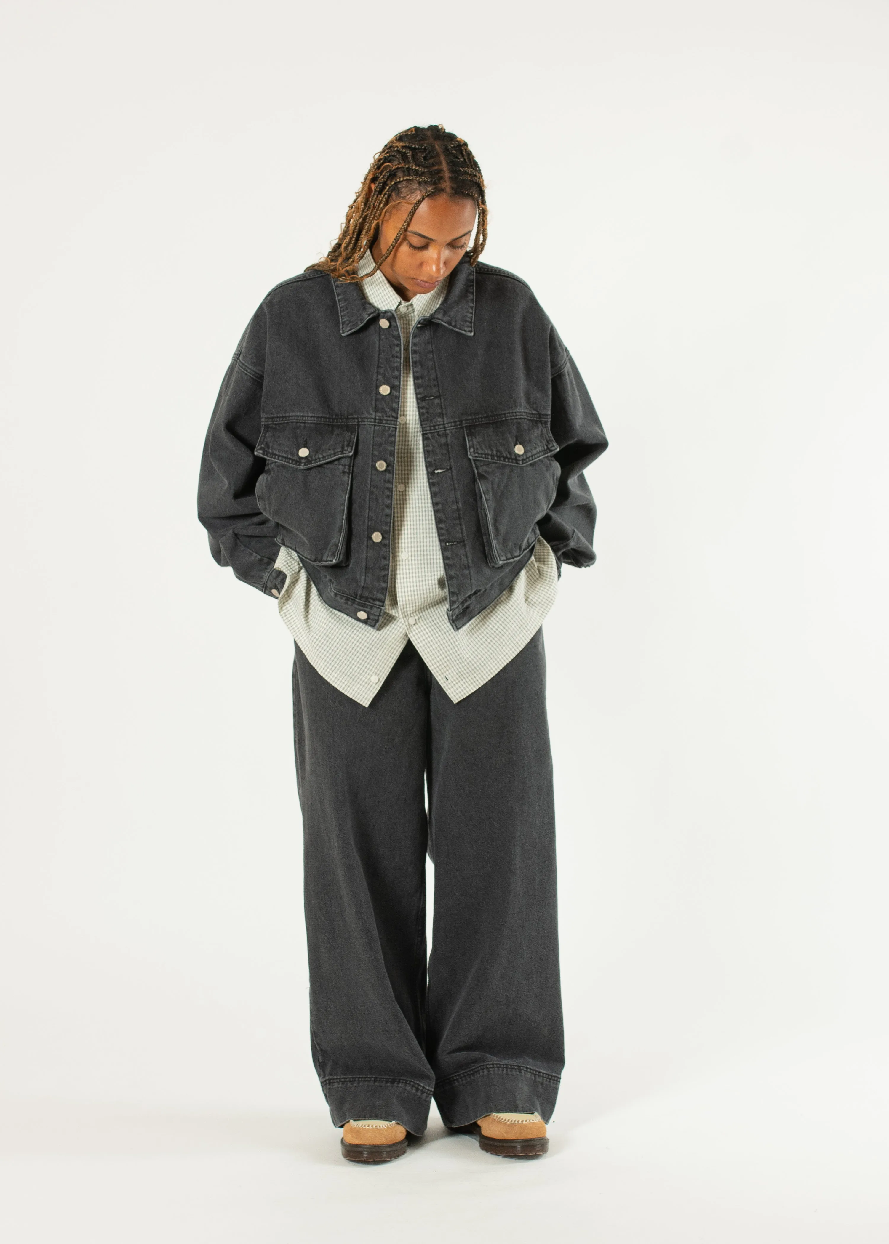 Boxy Denim Trucker sold by Estudio Niksen product image thumbnail 4