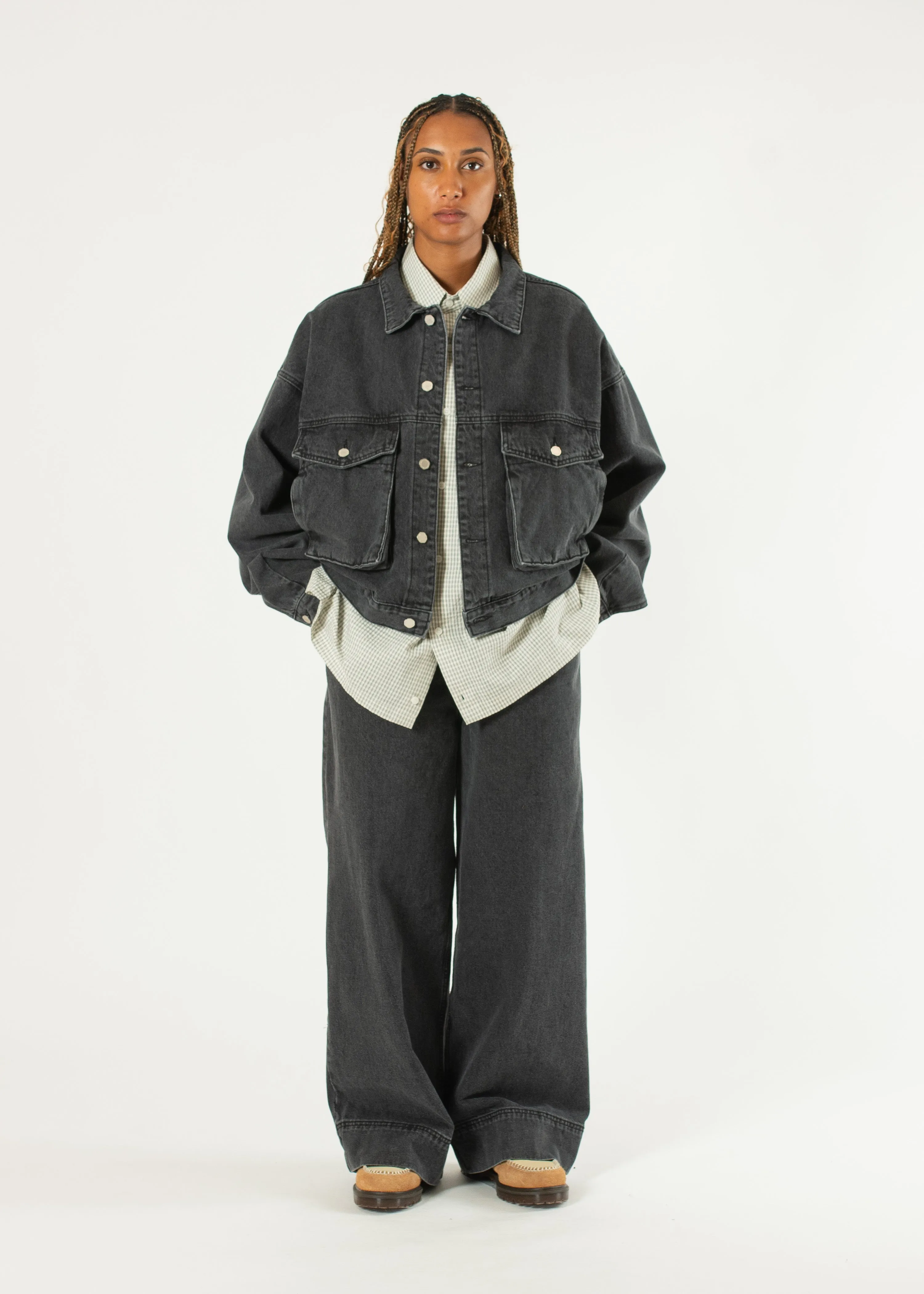 Boxy Denim Trucker sold by Estudio Niksen product image thumbnail 2