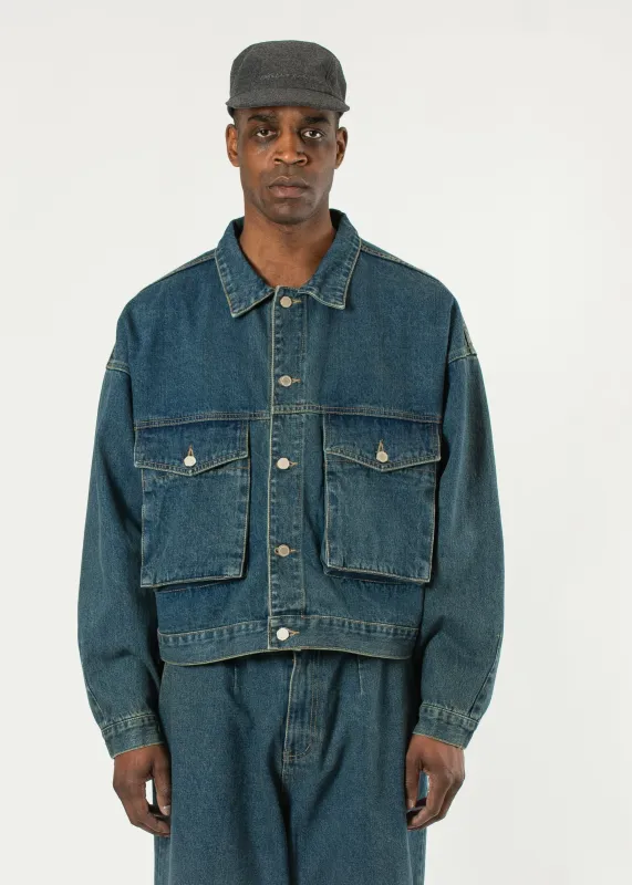 Boxy Denim Trucker made by Estudio Niksen