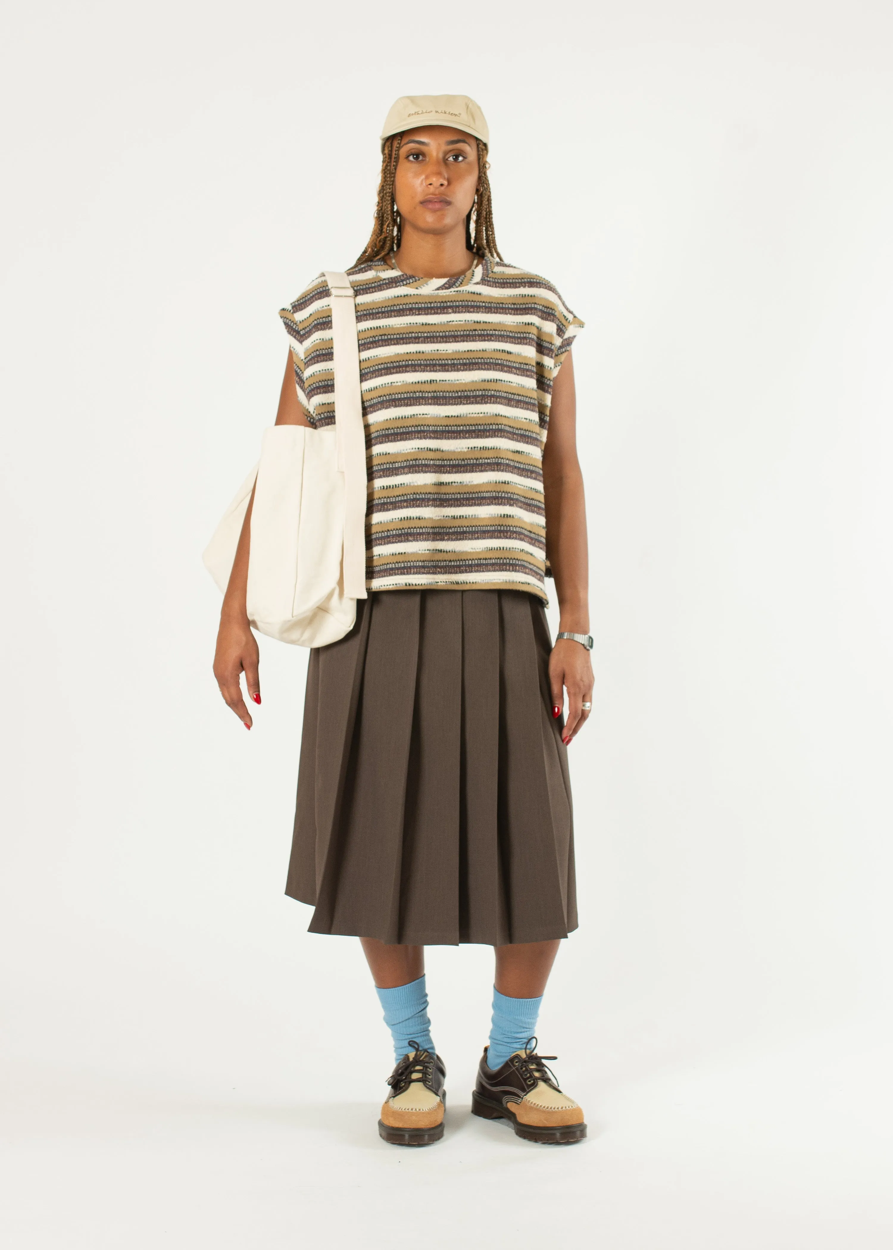 Pleated Wide Skirt sold by Estudio Niksen product image thumbnail 2