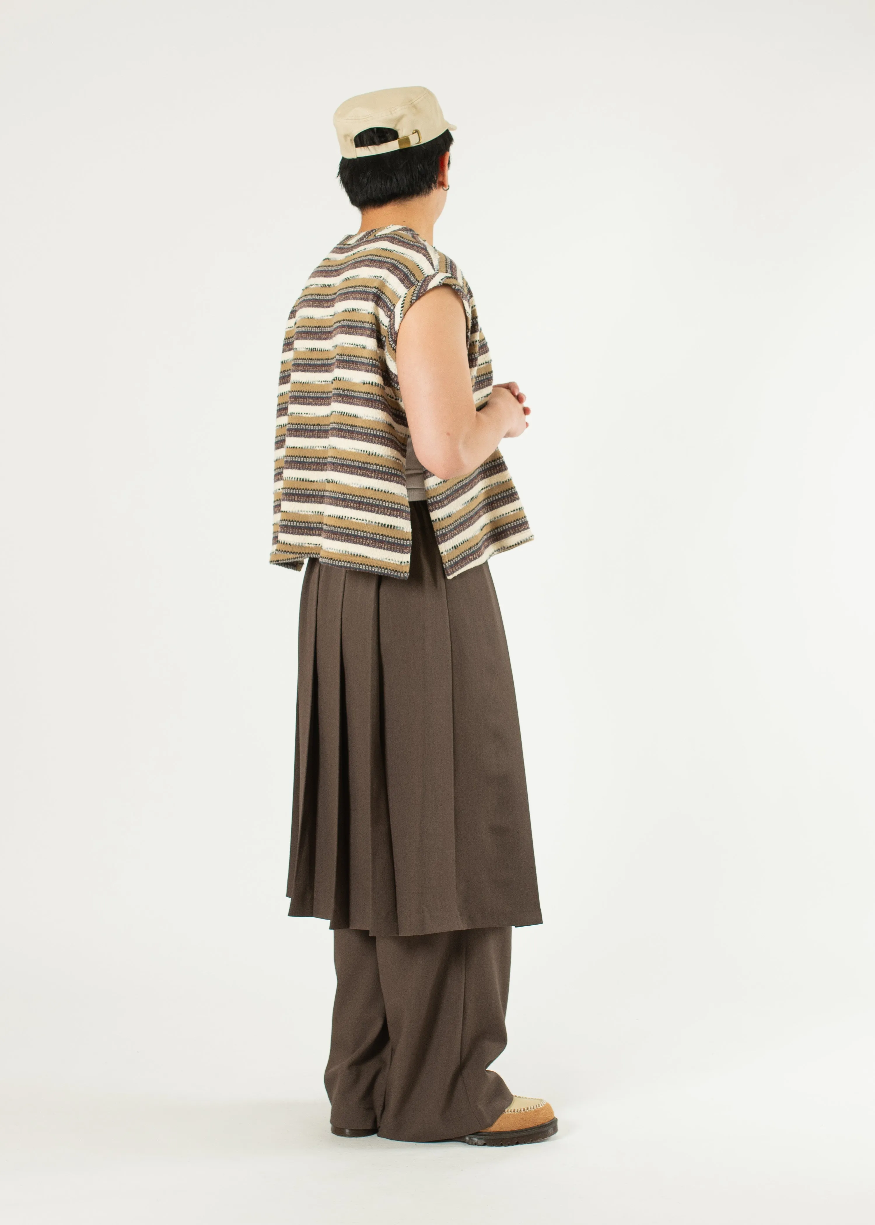 Pleated Wide Skirt sold by Estudio Niksen product image thumbnail 4