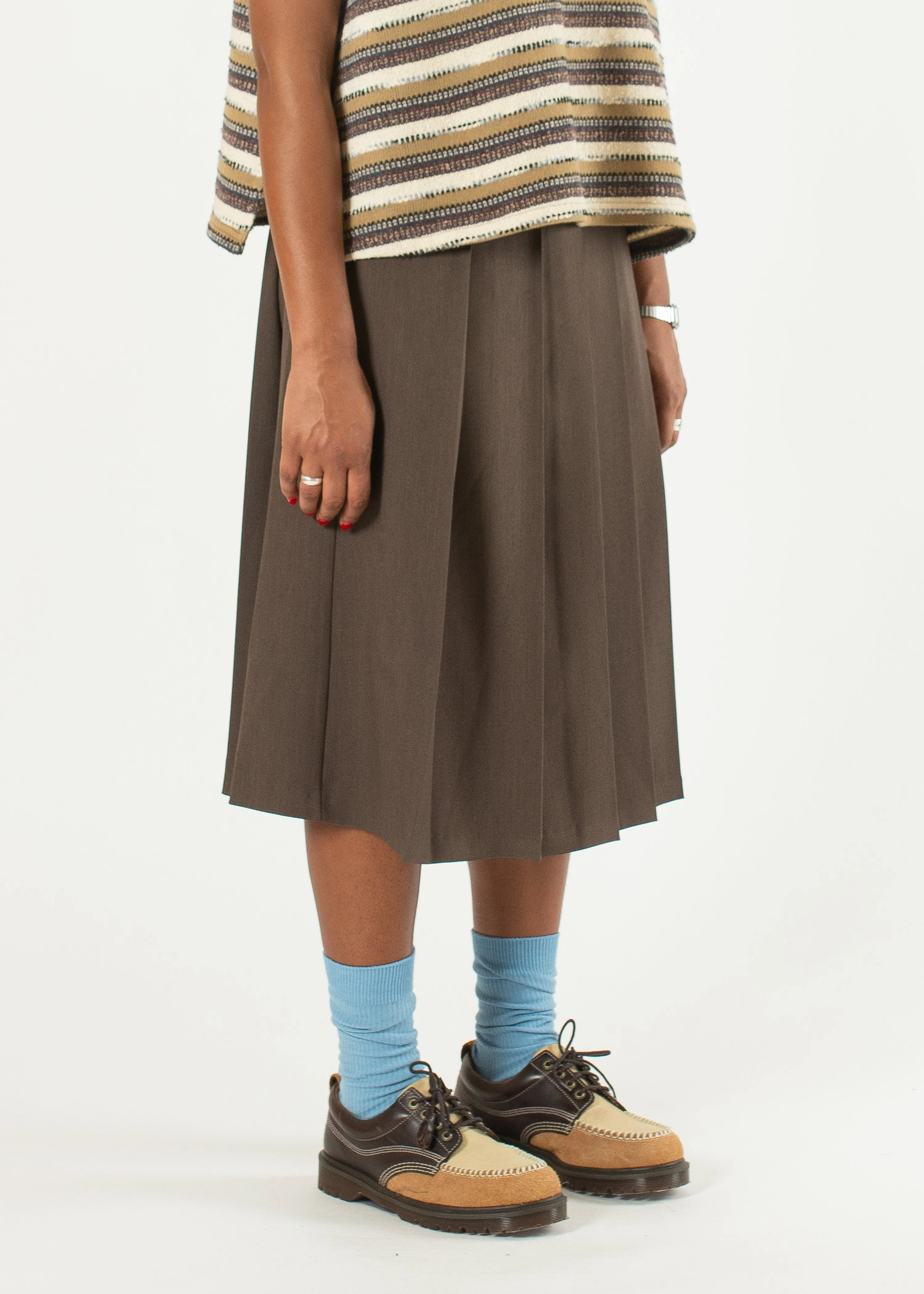 Pleated Wide Skirt sold by Estudio Niksen