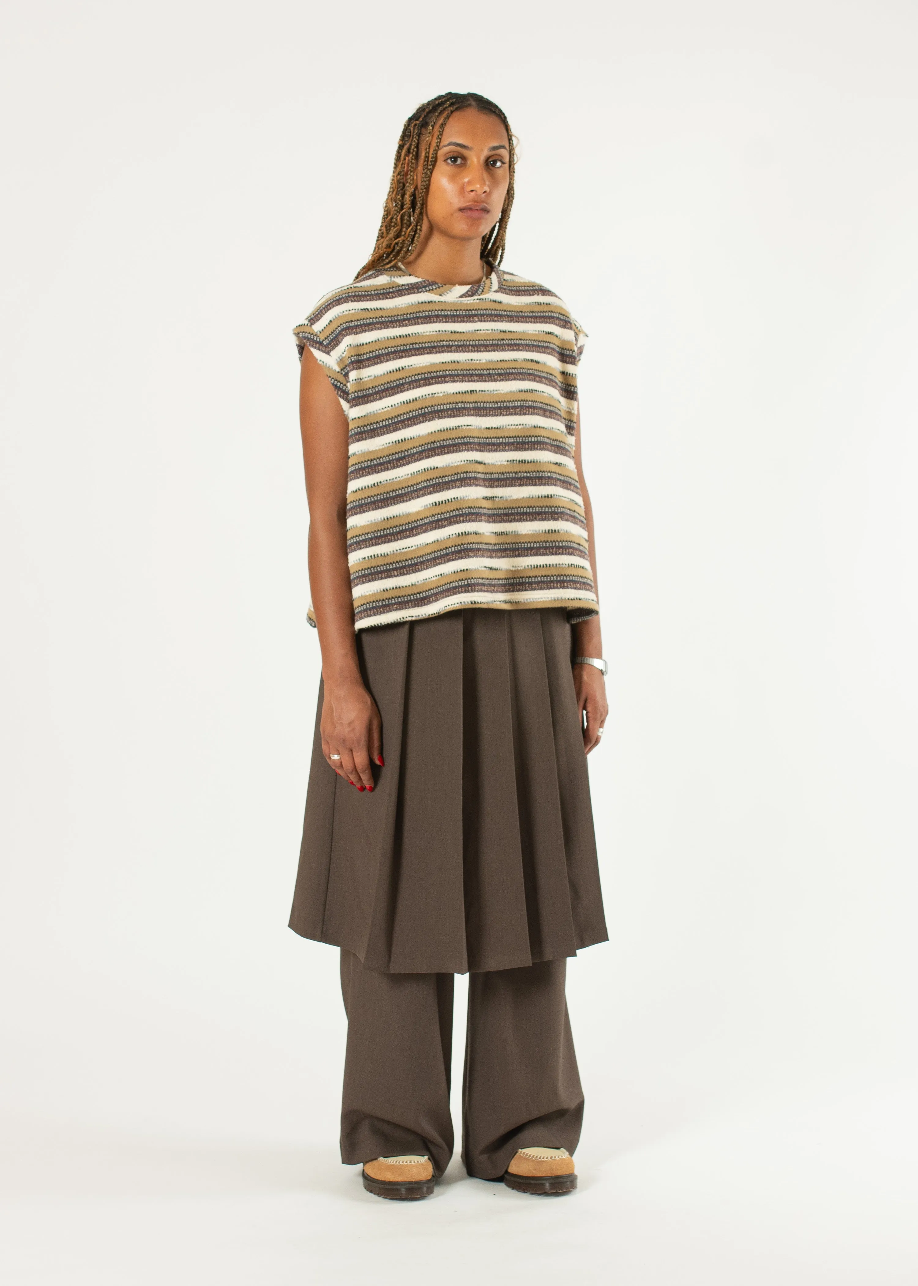 Pleated Wide Skirt sold by Estudio Niksen product image thumbnail 3