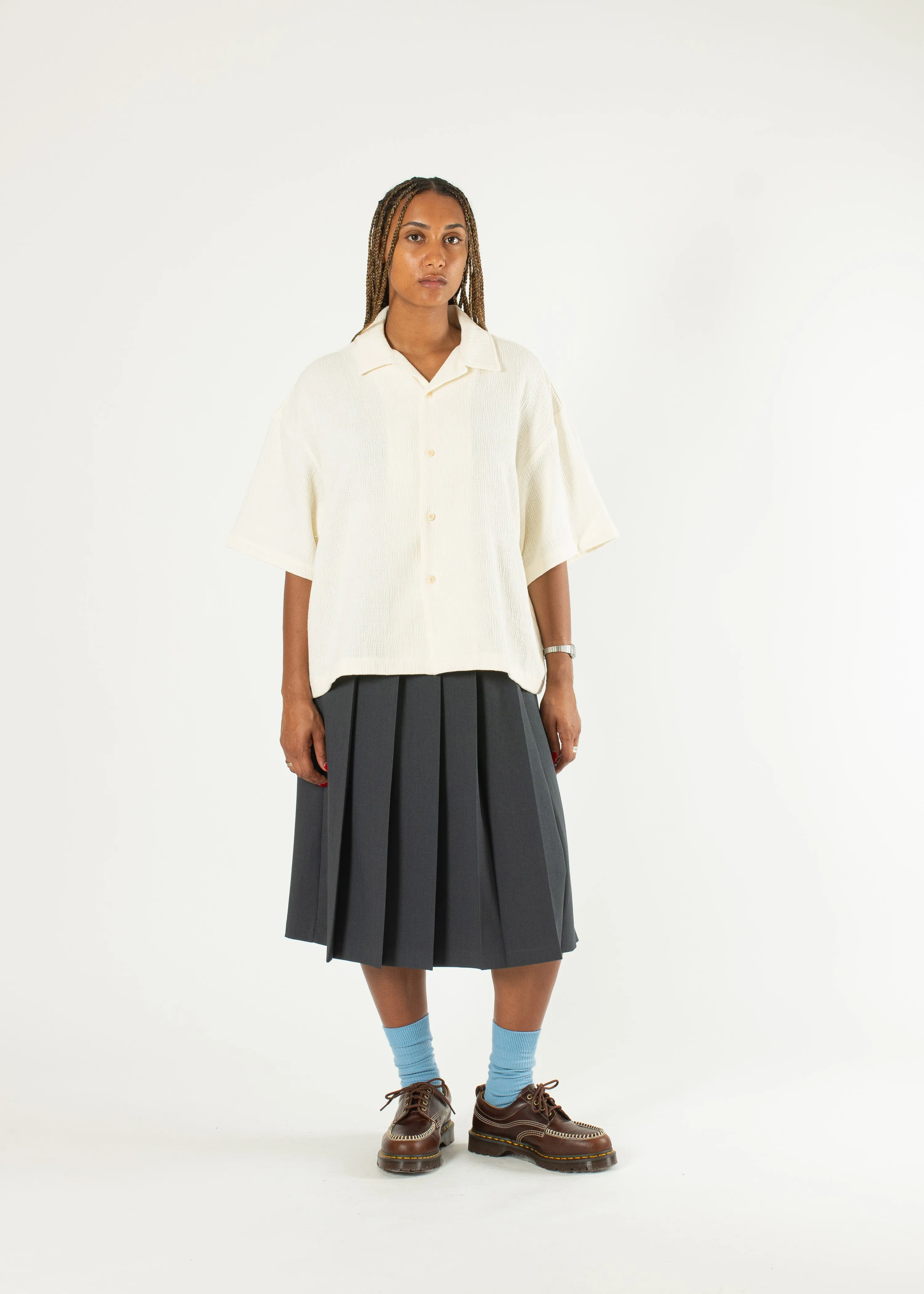 Pleated Wide Skirt sold by Estudio Niksen product image thumbnail 3