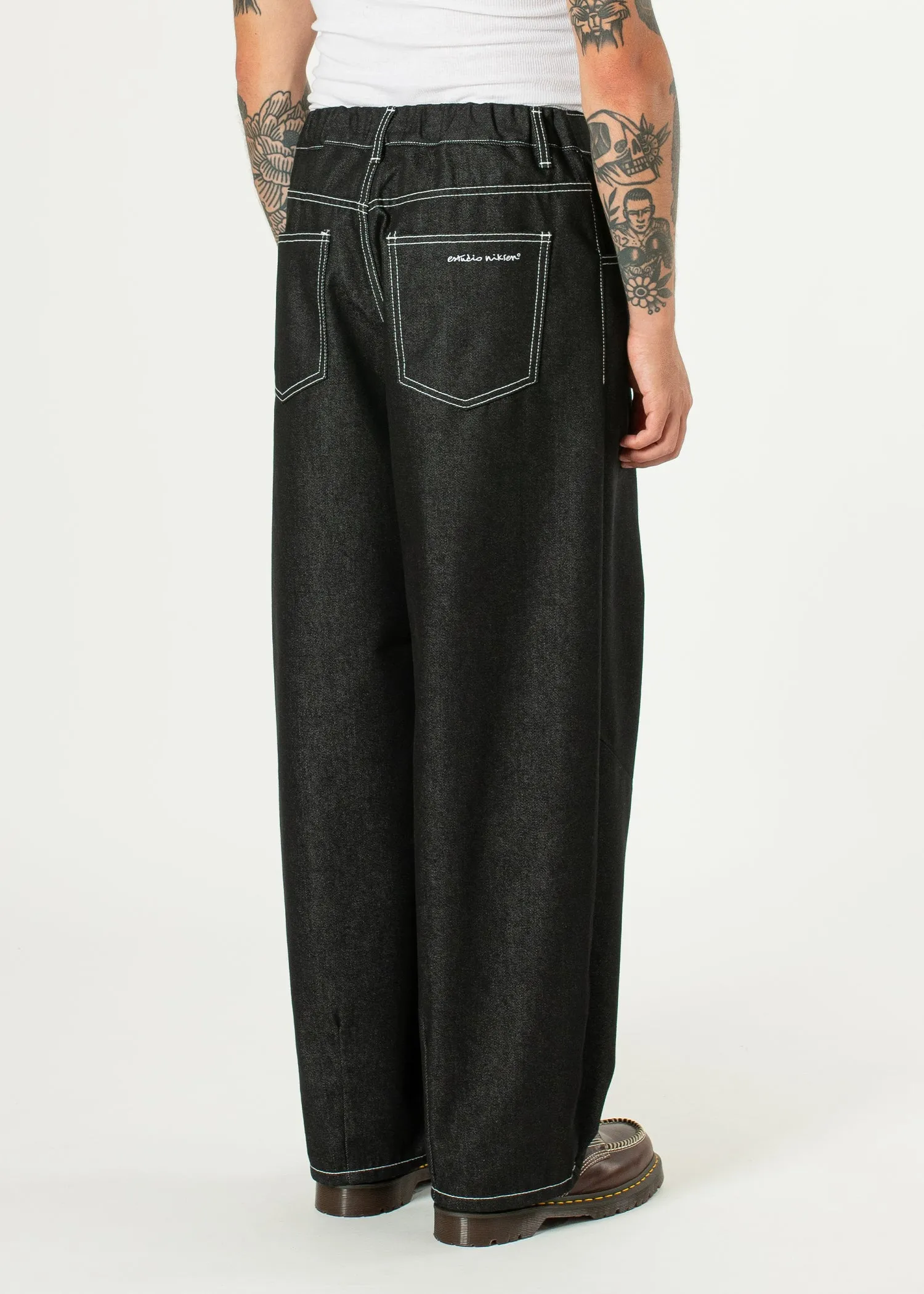 Raw Denim Balloon Jeans sold by Estudio Niksen product image thumbnail 2