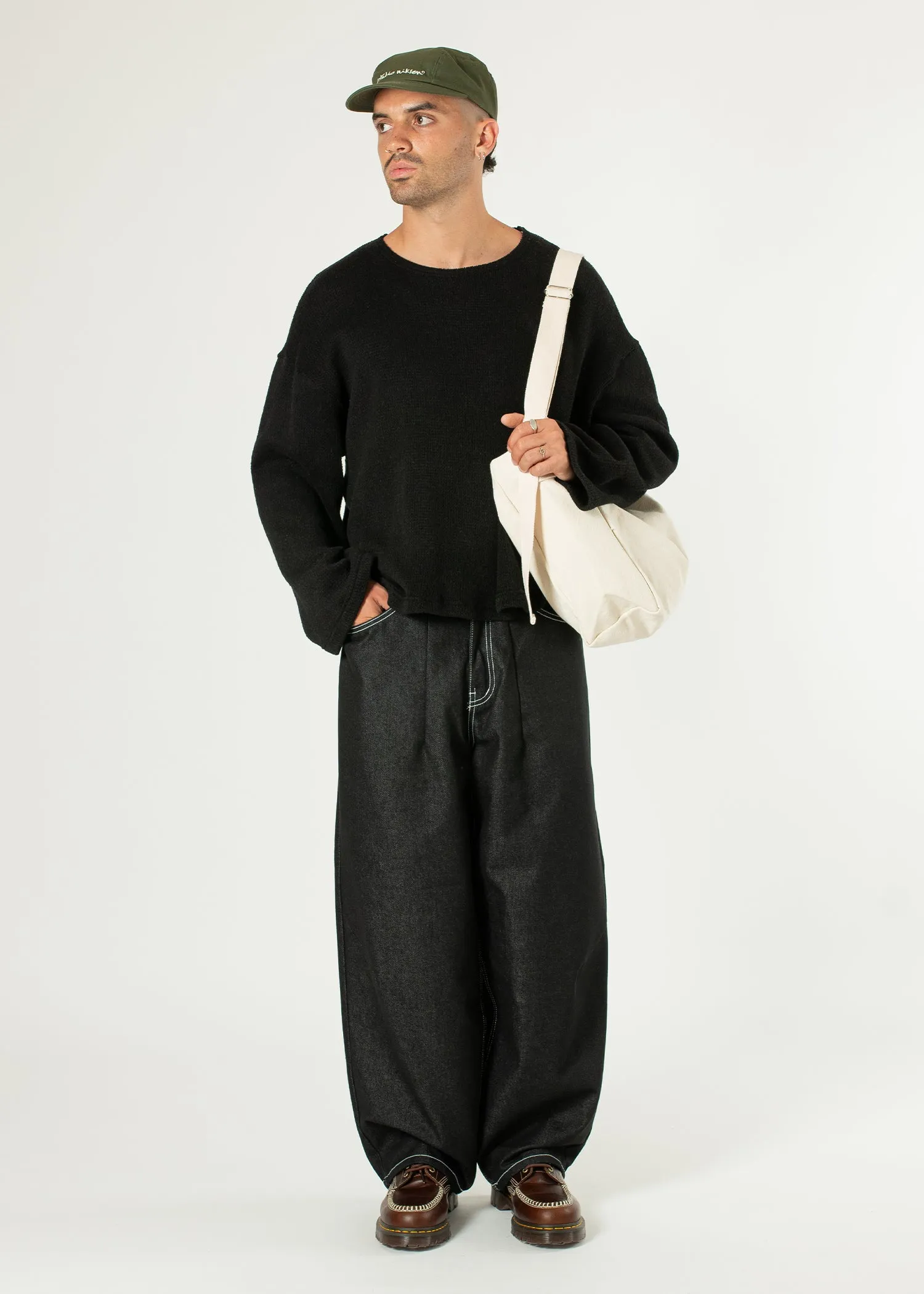 Raw Denim Balloon Jeans sold by Estudio Niksen product image thumbnail 4