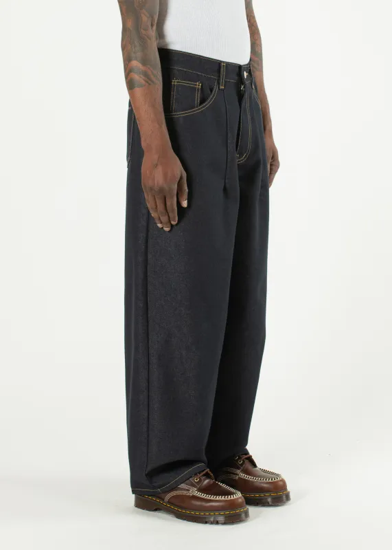 Raw Denim Balloon Jeans sold by Estudio Niksen