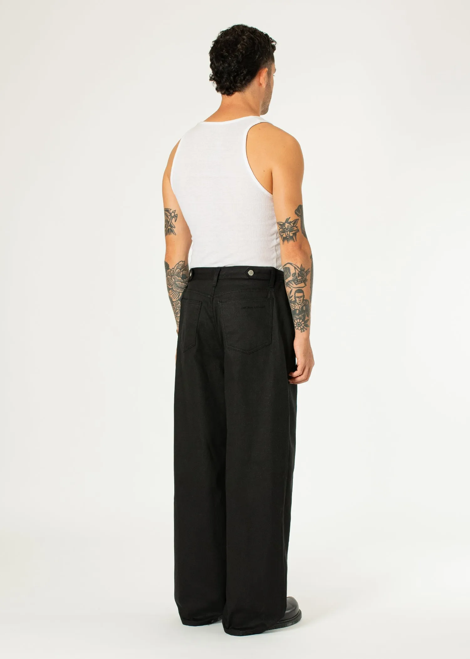 Side-button Denim Jeans sold by Estudio Niksen product image thumbnail 3