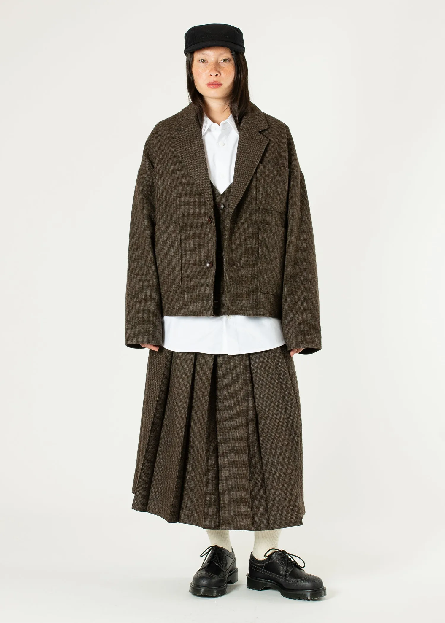 Pleated Suit Skirt sold by Estudio Niksen product image thumbnail 2