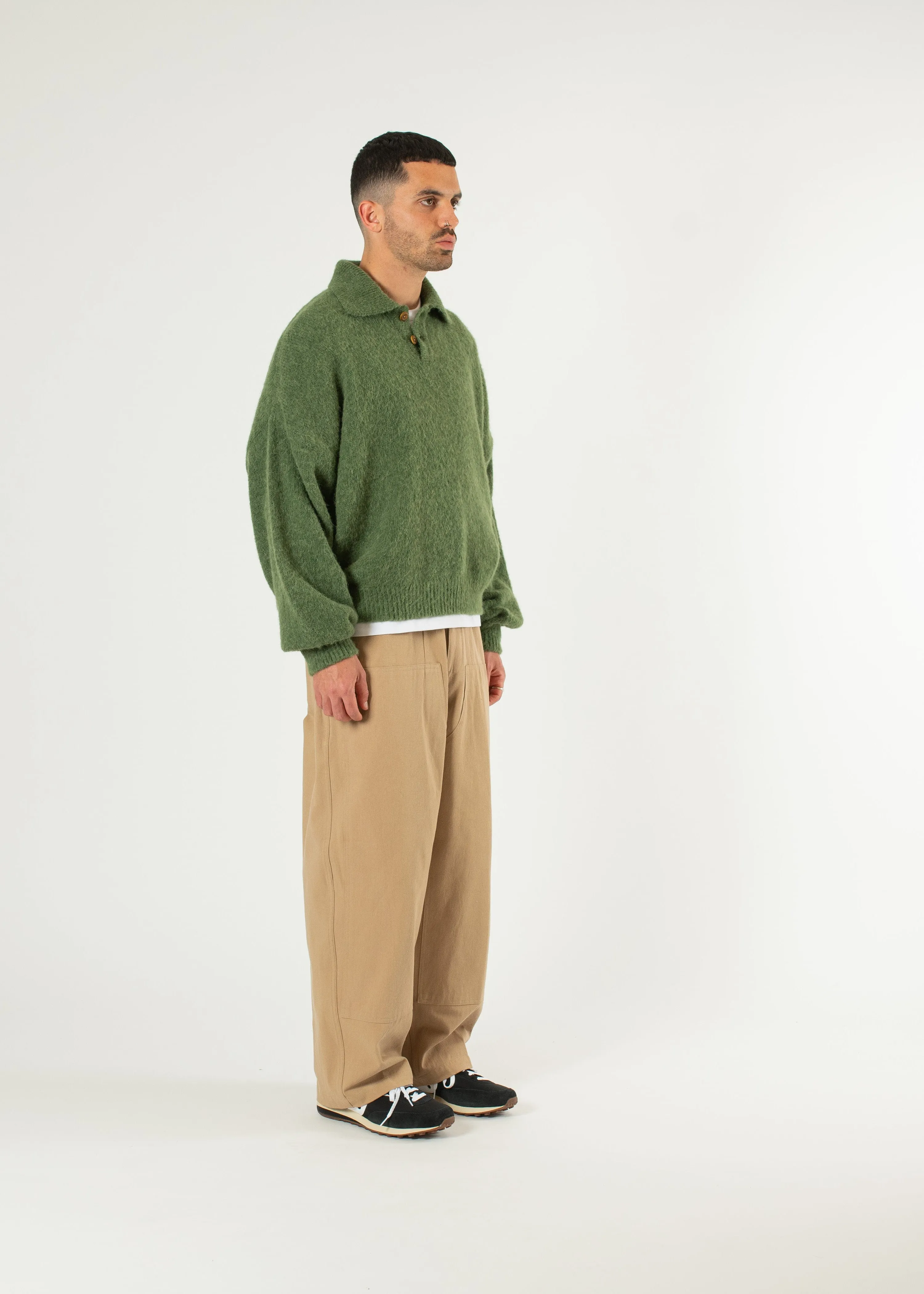 Alpaca Polo Sweater sold by Estudio Niksen product image thumbnail 3
