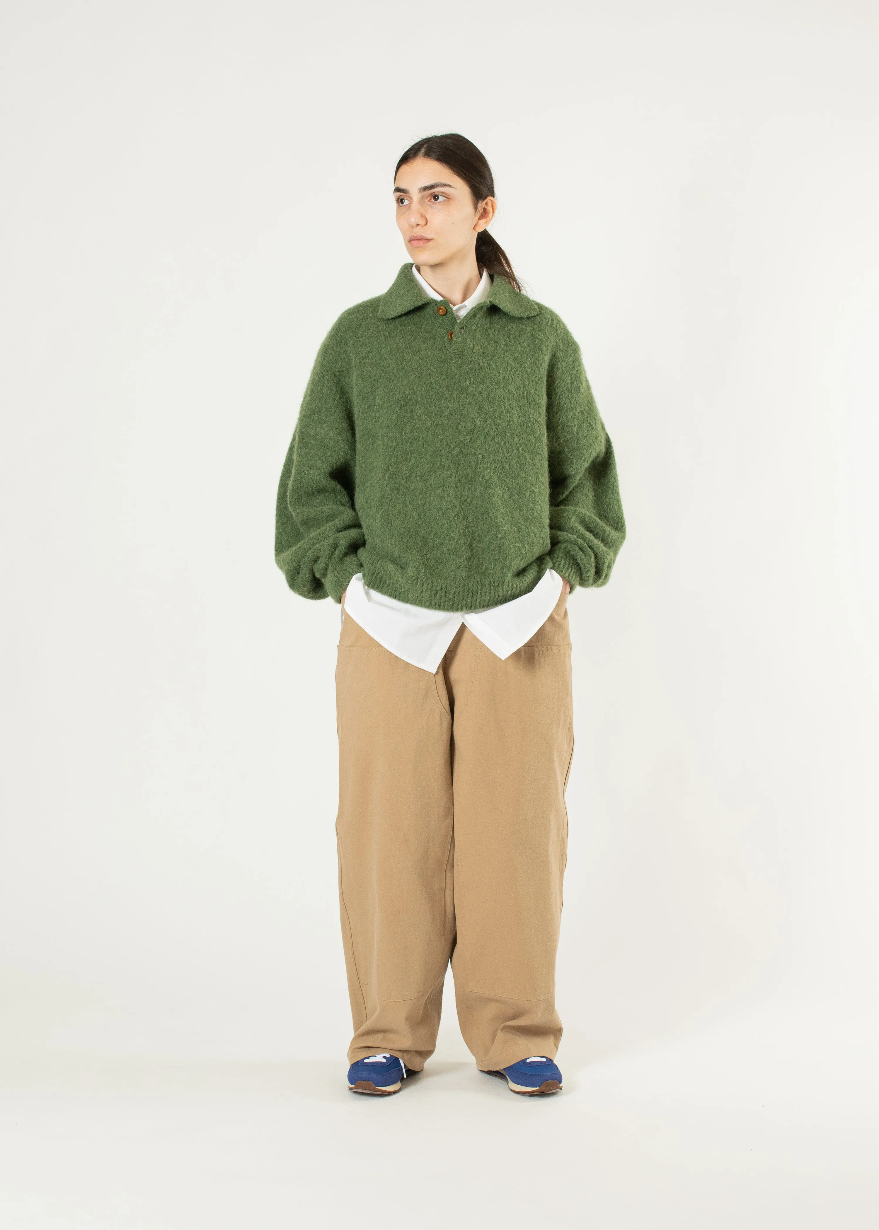 Alpaca Polo Sweater sold by Estudio Niksen product image thumbnail 4