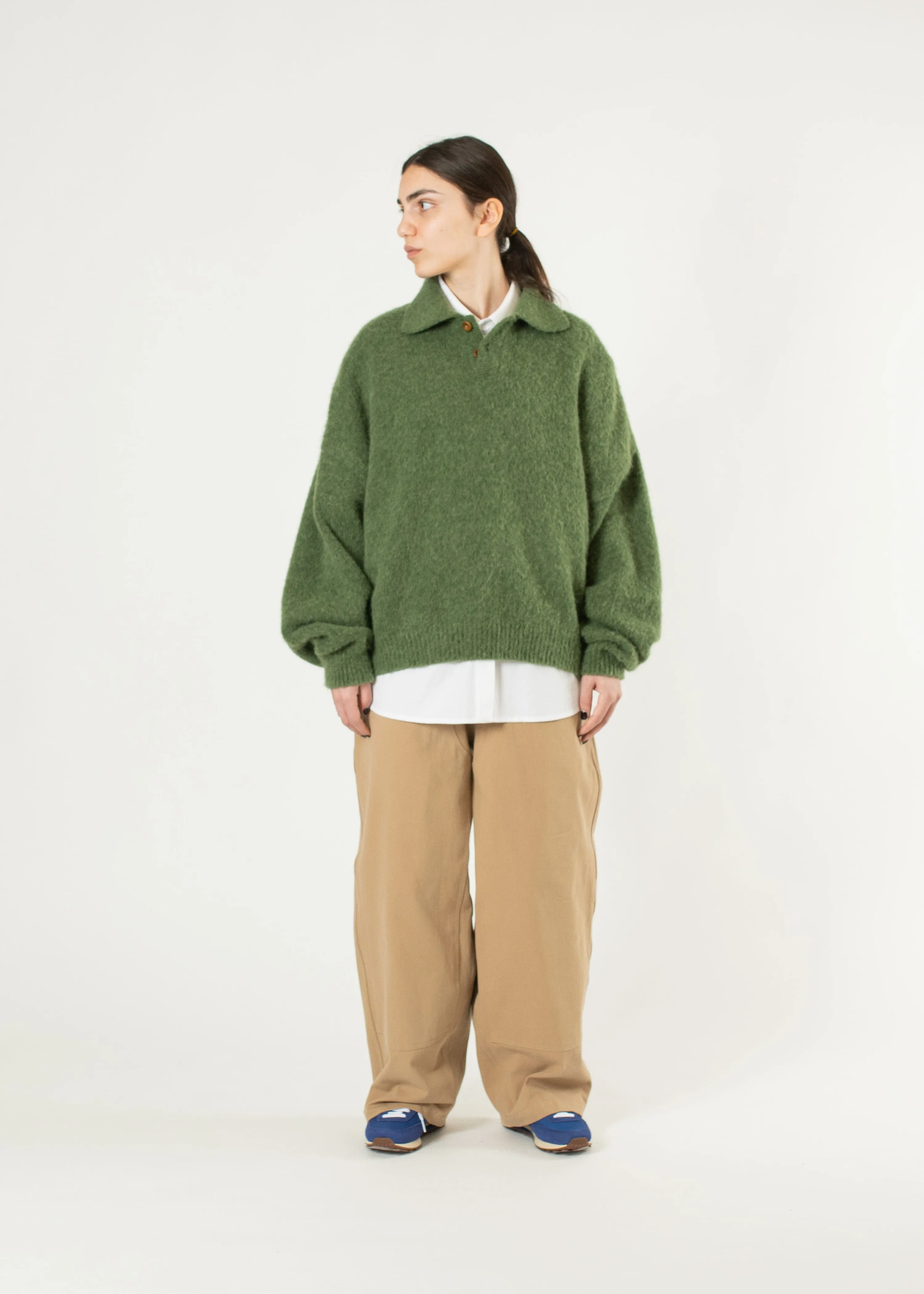 Alpaca Polo Sweater sold by Estudio Niksen product image thumbnail 2