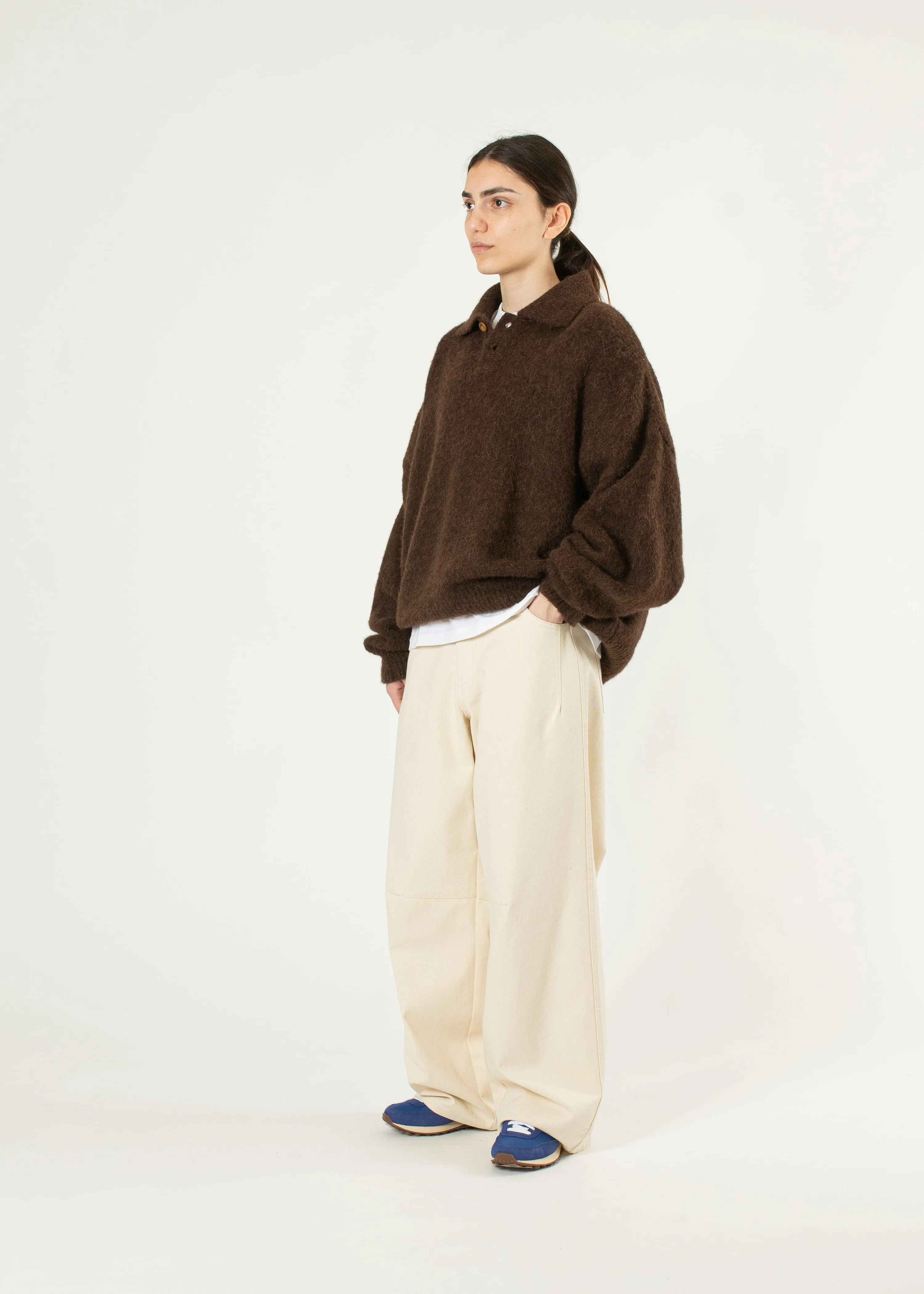 Alpaca Polo Sweater sold by Estudio Niksen product image thumbnail 4