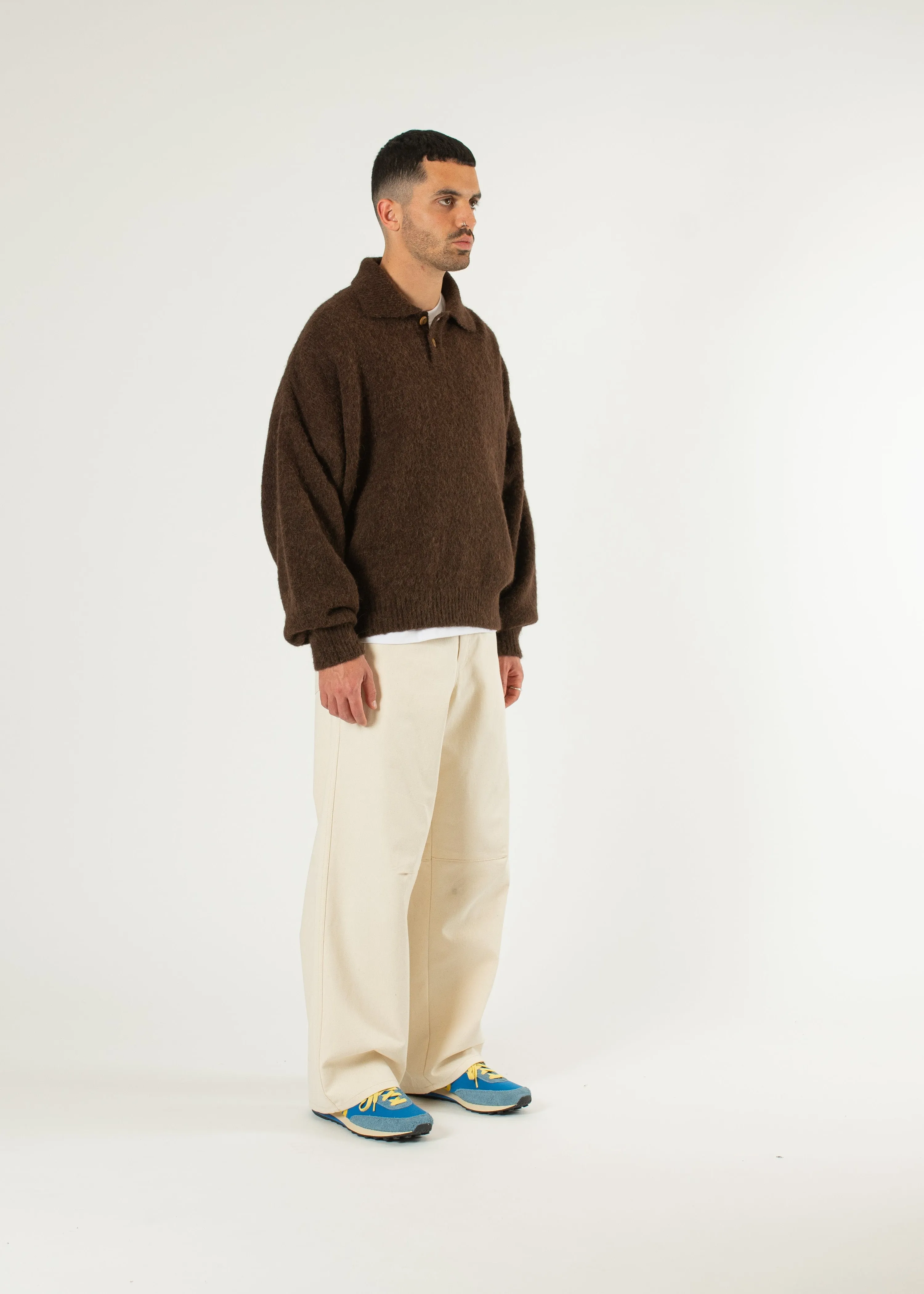 Alpaca Polo Sweater sold by Estudio Niksen product image thumbnail 3