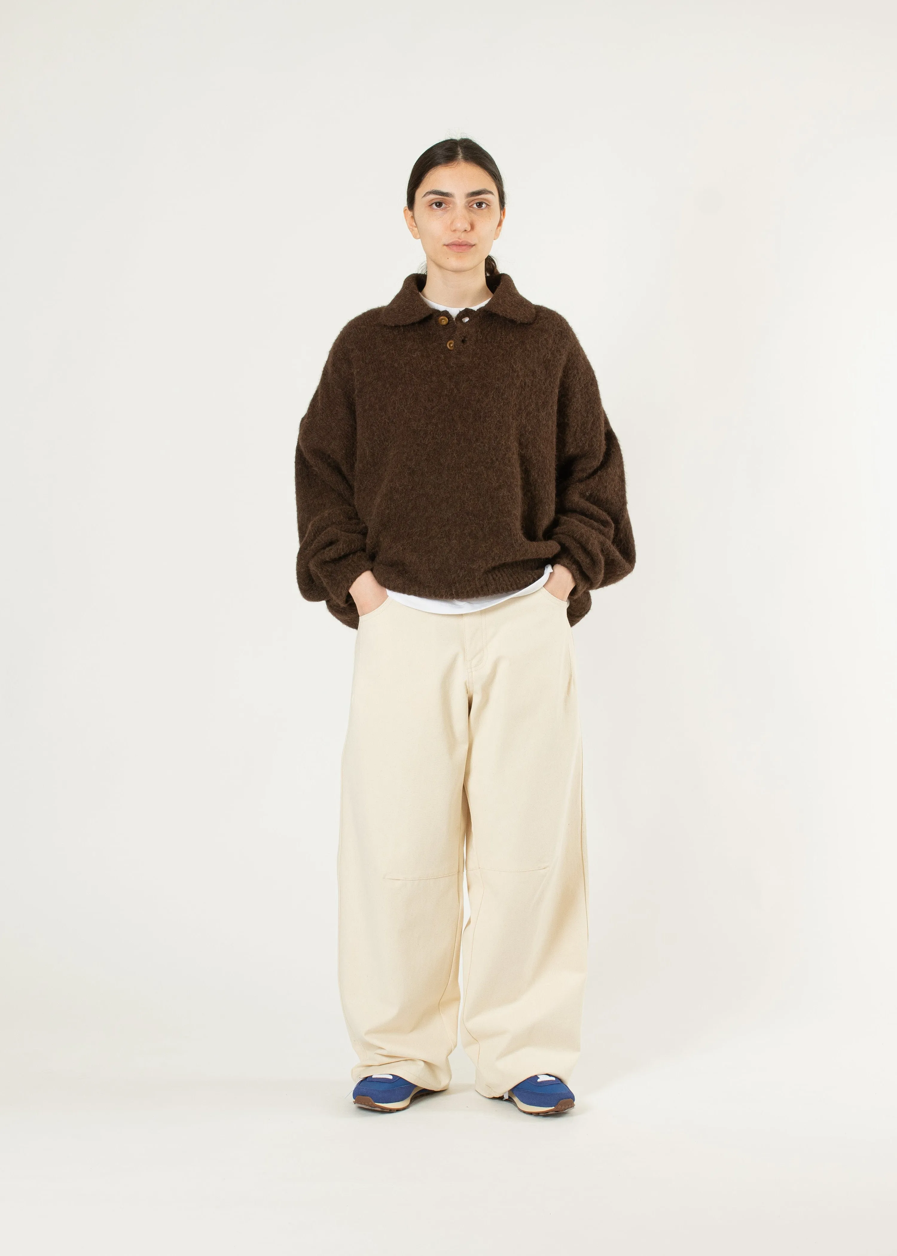 Alpaca Polo Sweater sold by Estudio Niksen product image thumbnail 2
