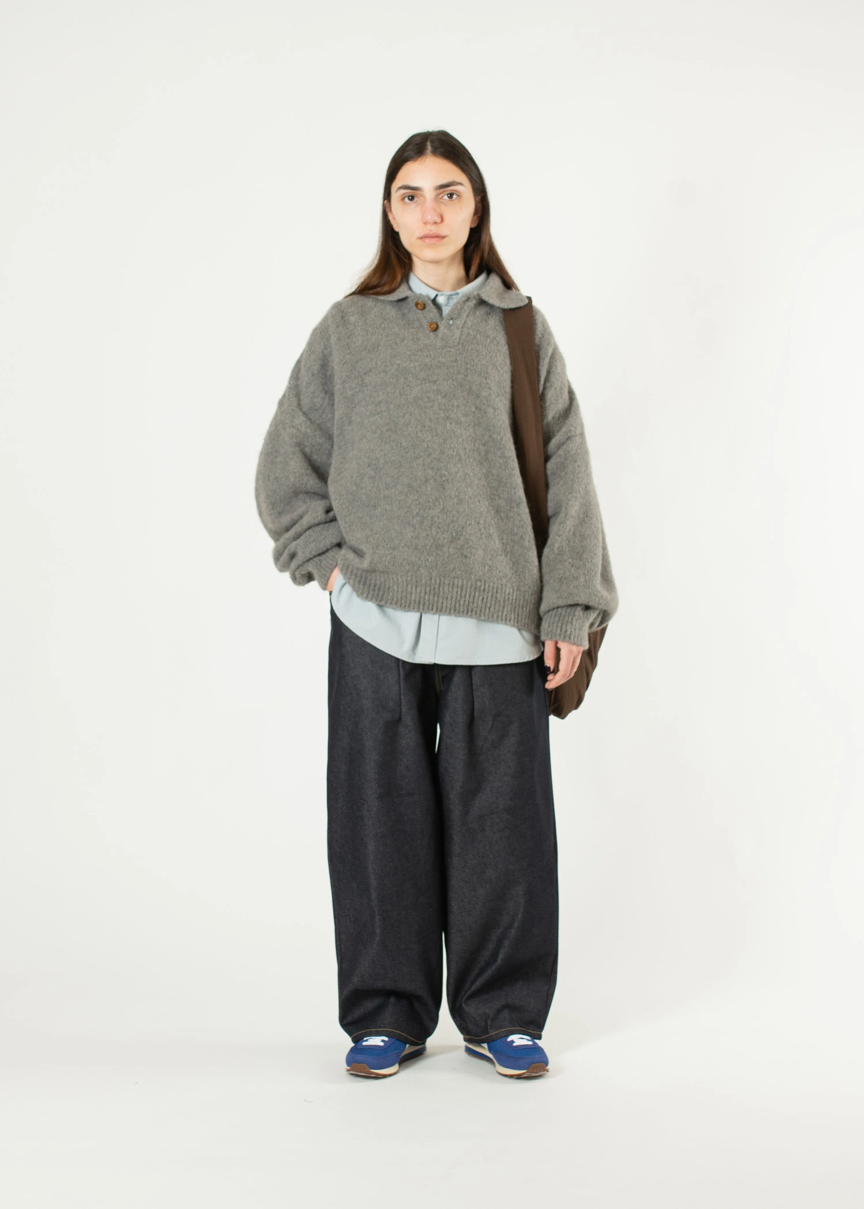 Alpaca Polo Sweater sold by Estudio Niksen product image thumbnail 2