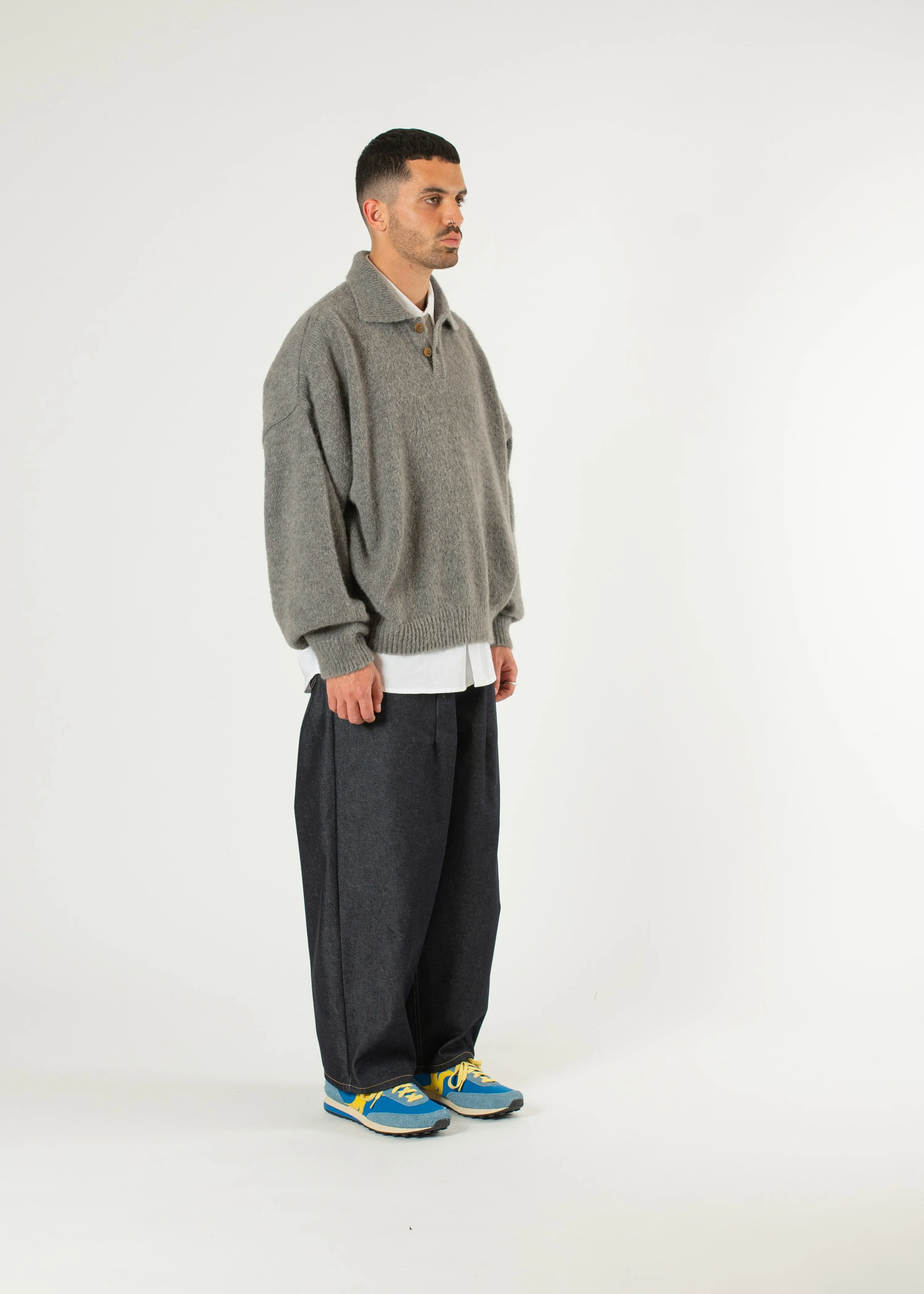 Alpaca Polo Sweater sold by Estudio Niksen product image thumbnail 3