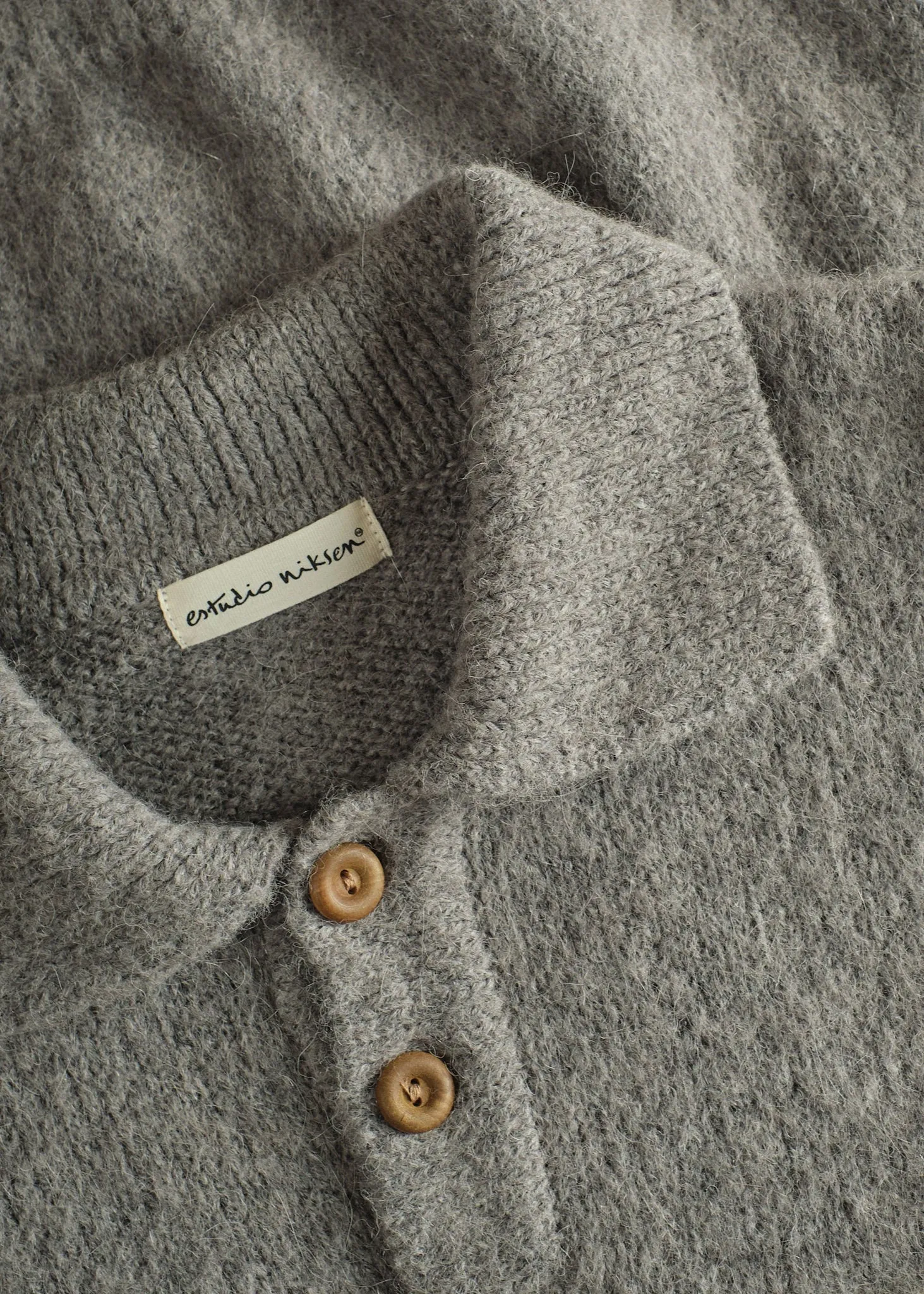 Alpaca Polo Sweater sold by Estudio Niksen product image thumbnail 5