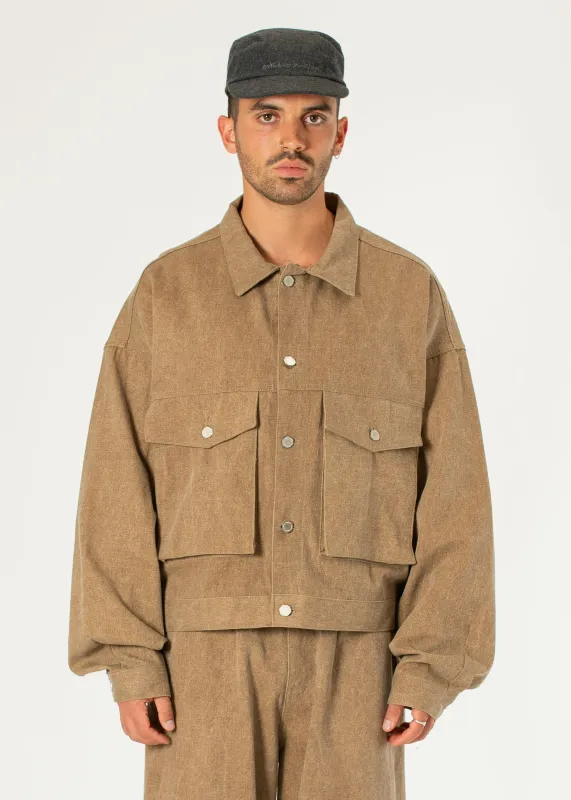 Boxy Denim Trucker made by Estudio Niksen