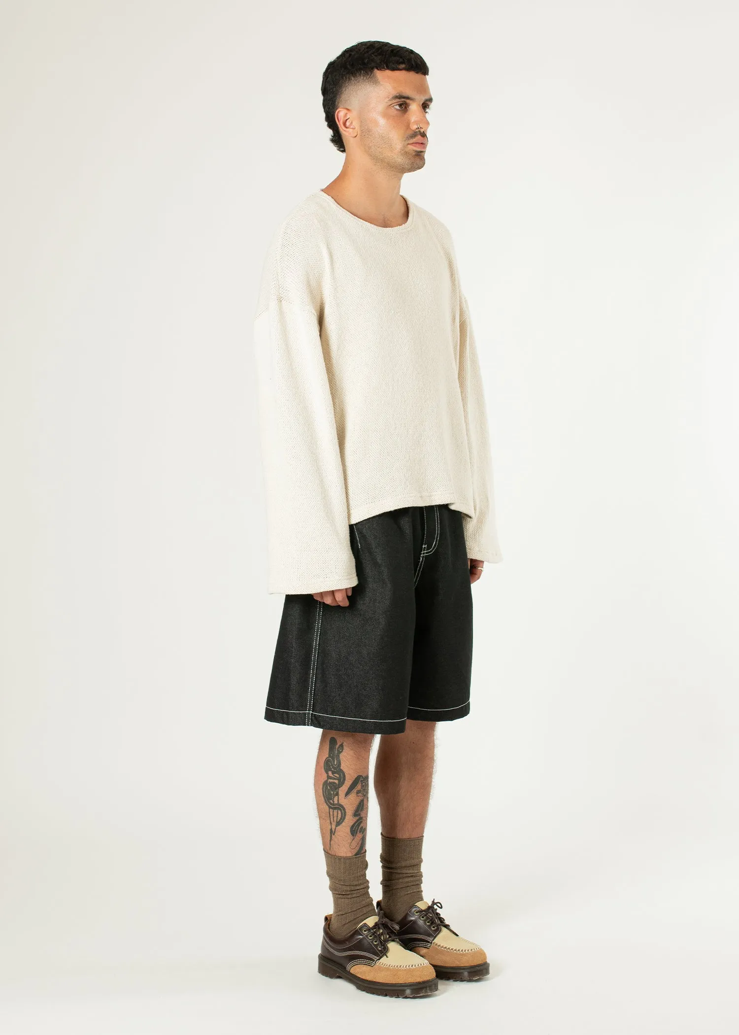 Crochet Boxy Sweater sold by Estudio Niksen product image thumbnail 3