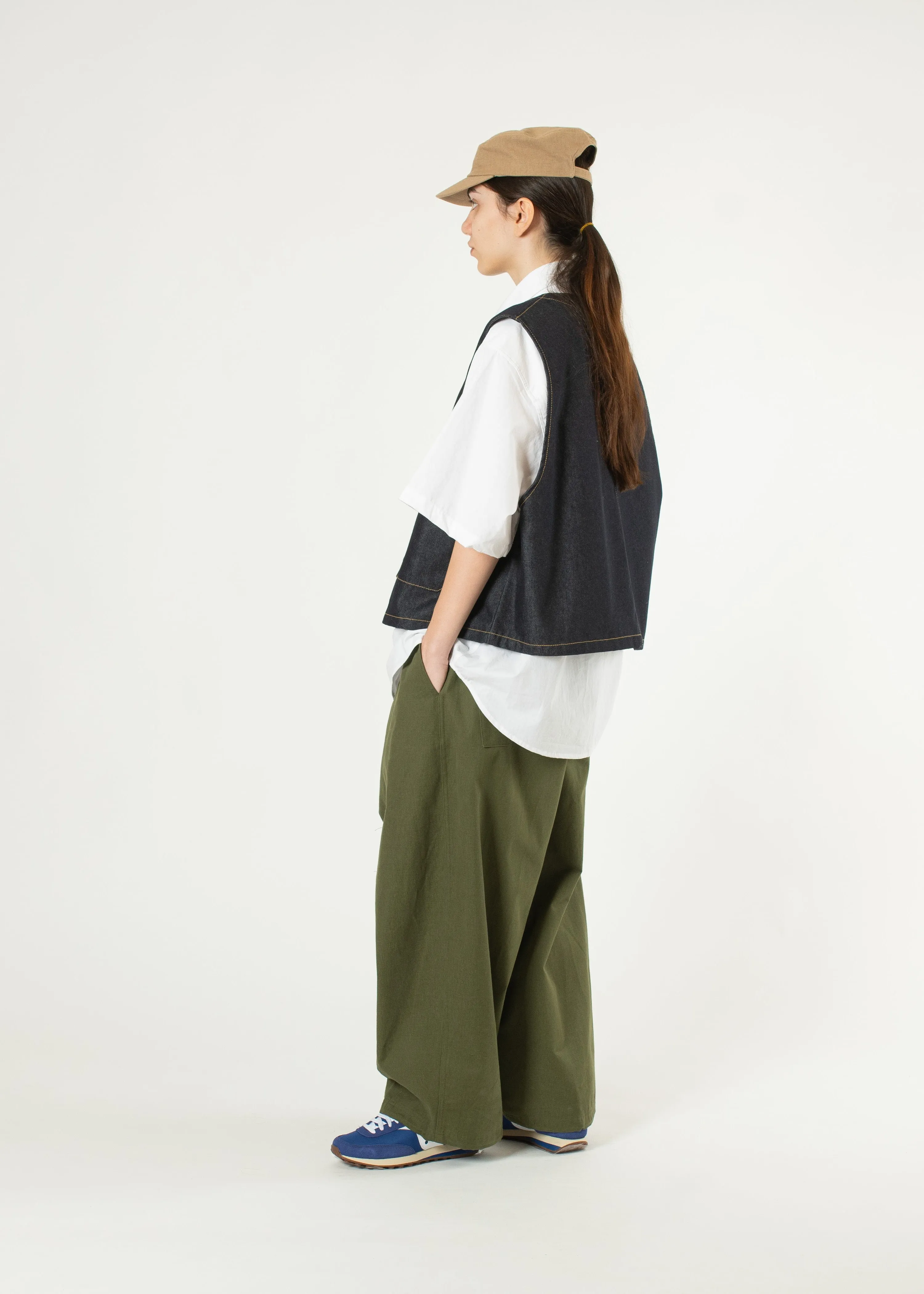 Raw Denim Wide Vest sold by Estudio Niksen product image thumbnail 5