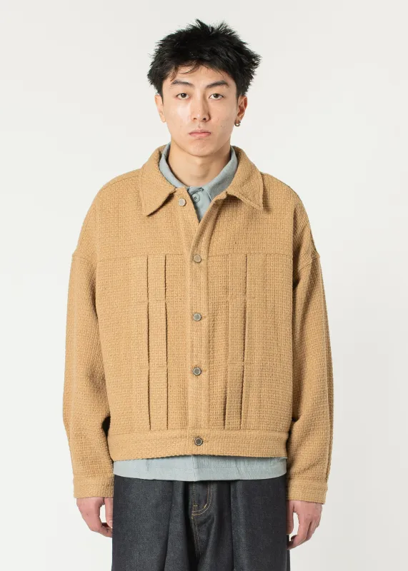 Pleated Boxy Jacket made by Estudio Niksen