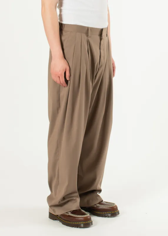 Pintuck Wide Trousers made by Estudio Niksen