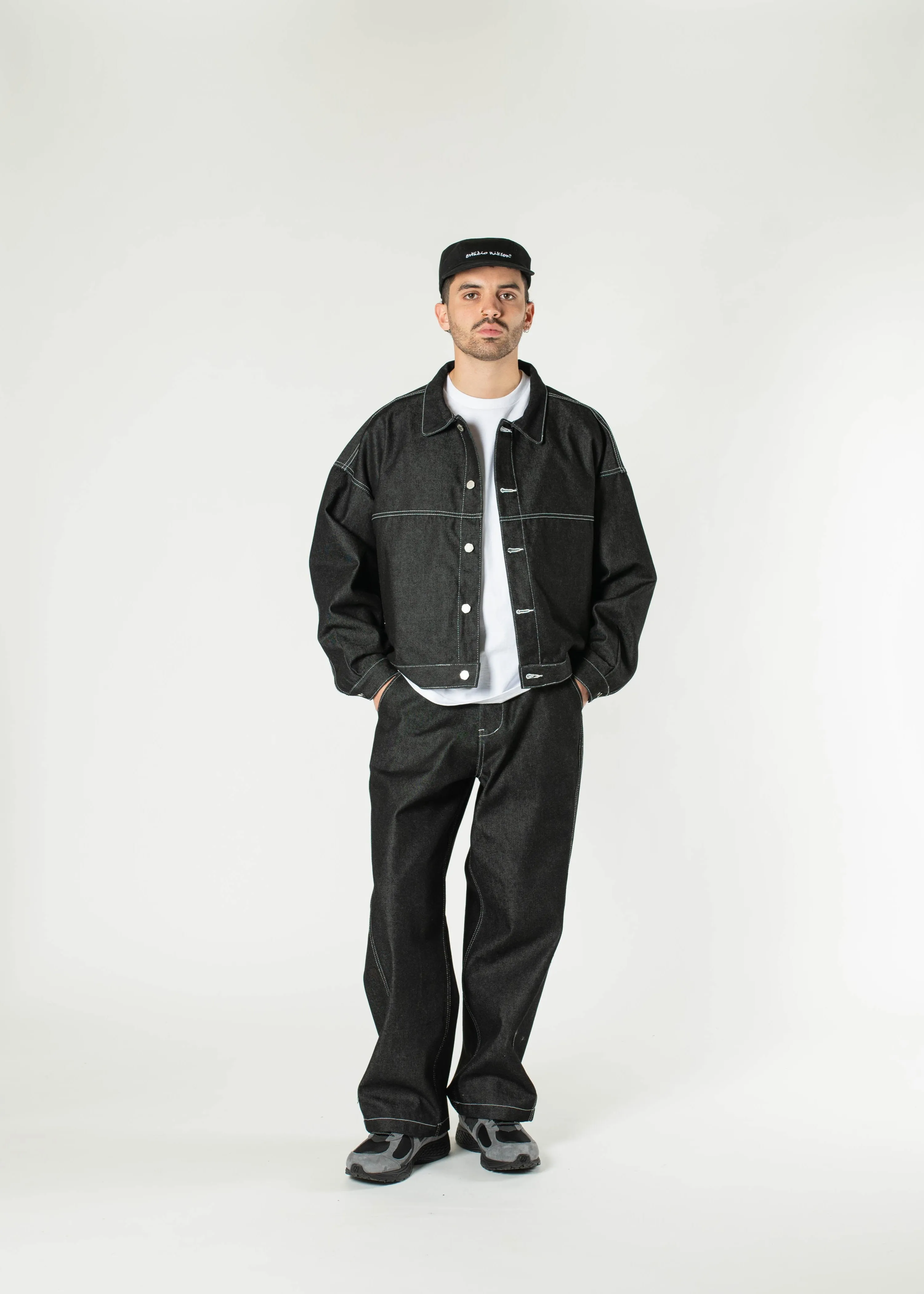 Raw Denim In-stitch Jacket sold by Estudio Niksen product image thumbnail 3