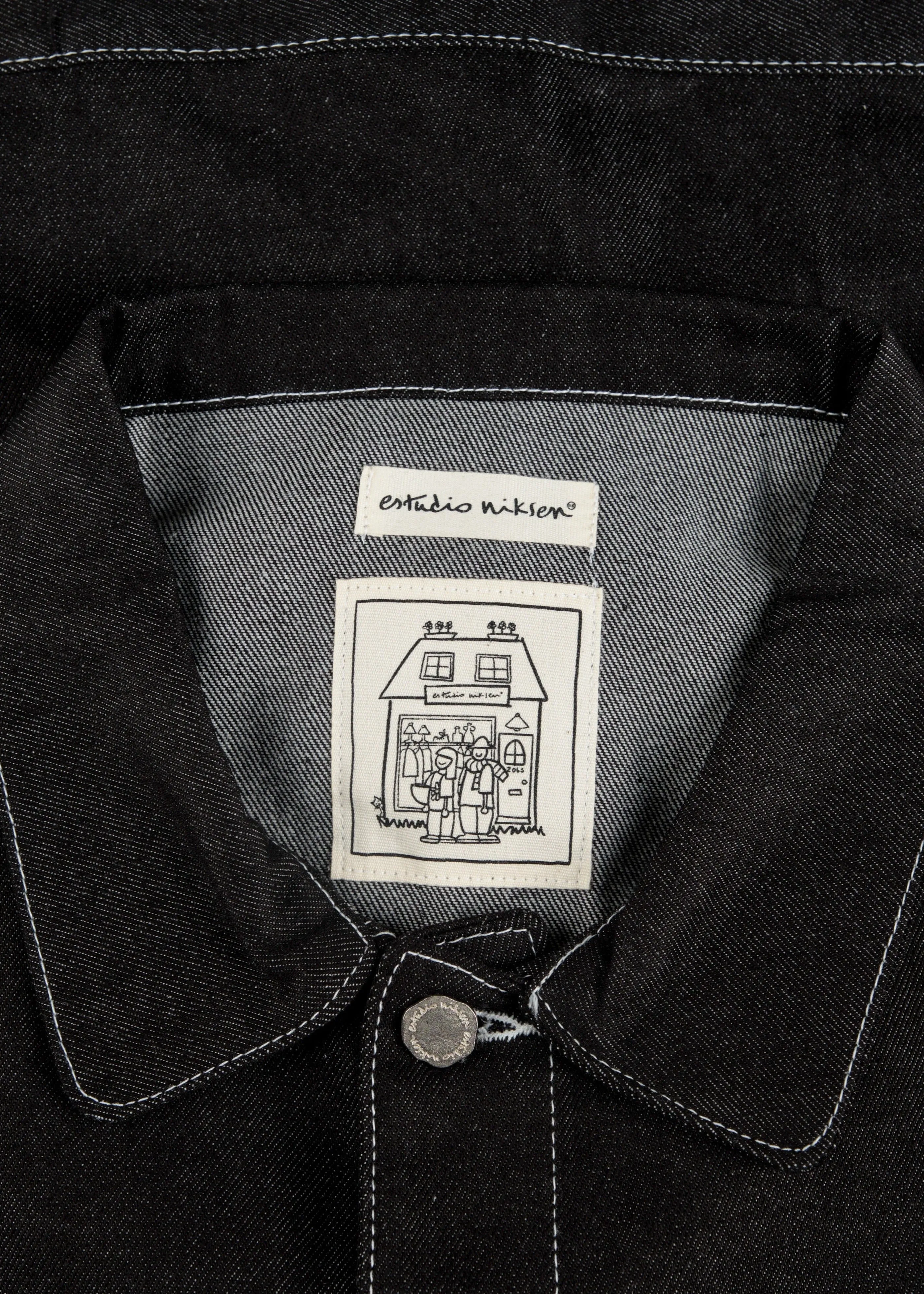 Raw Denim In-stitch Jacket sold by Estudio Niksen product image thumbnail 5