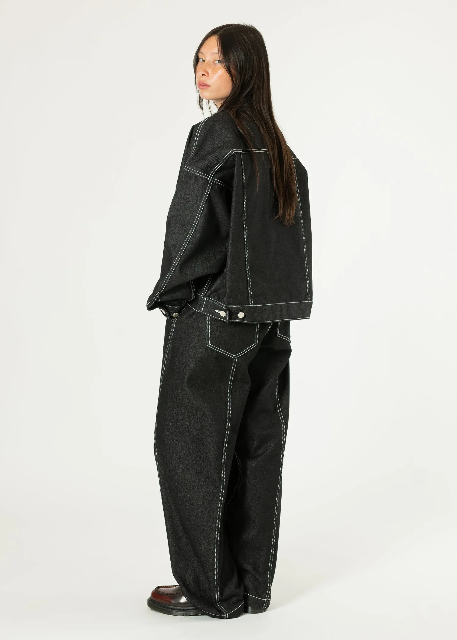 Raw Denim In-stitch Jacket sold by Estudio Niksen product image thumbnail 4