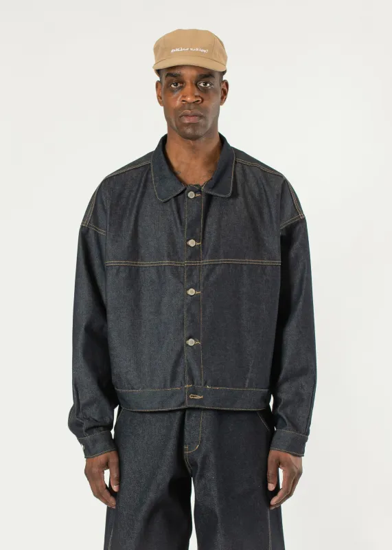 Raw Denim In-stitch Jacket made by Estudio Niksen