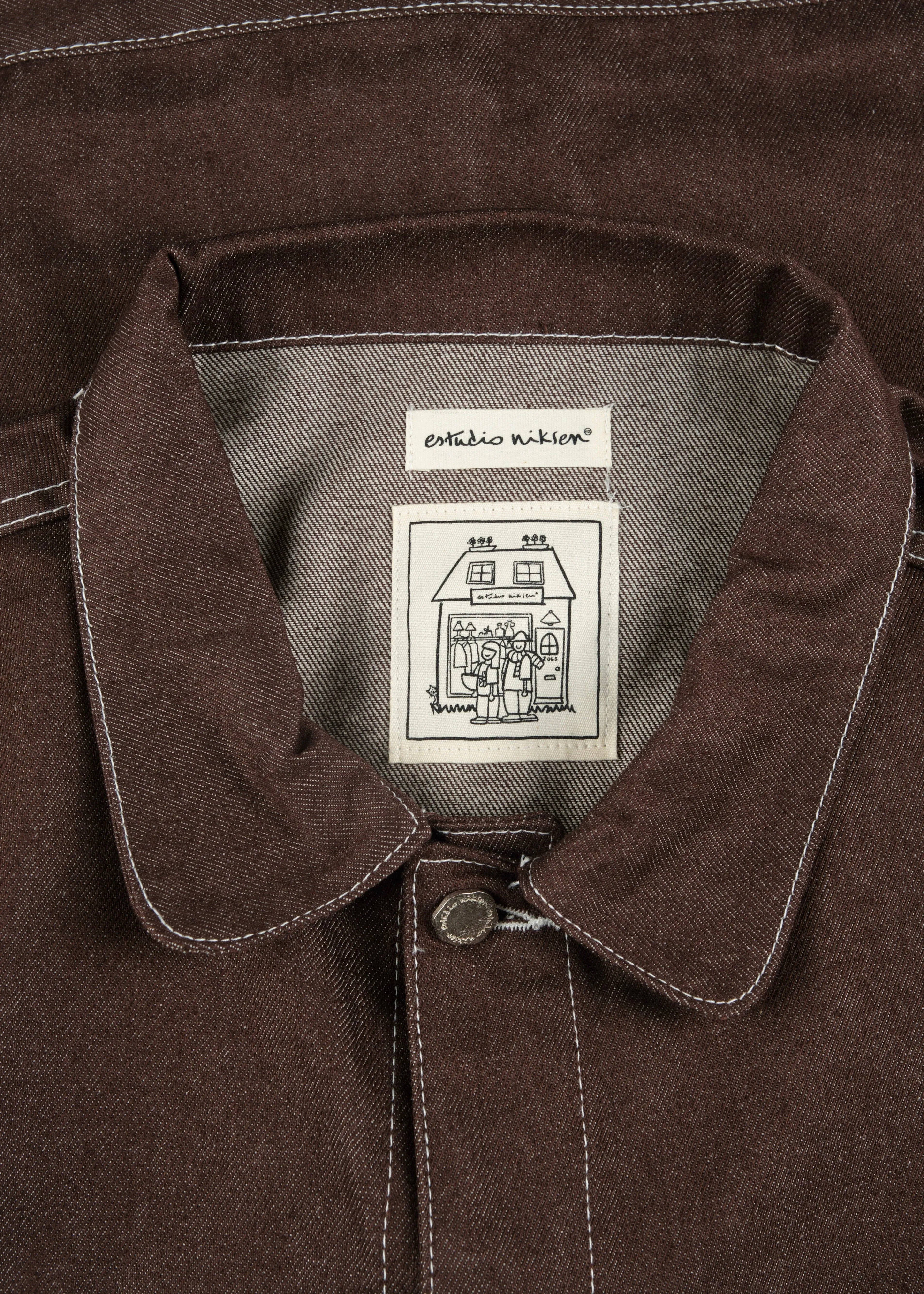 Raw Denim In-stitch Jacket sold by Estudio Niksen product image thumbnail 5