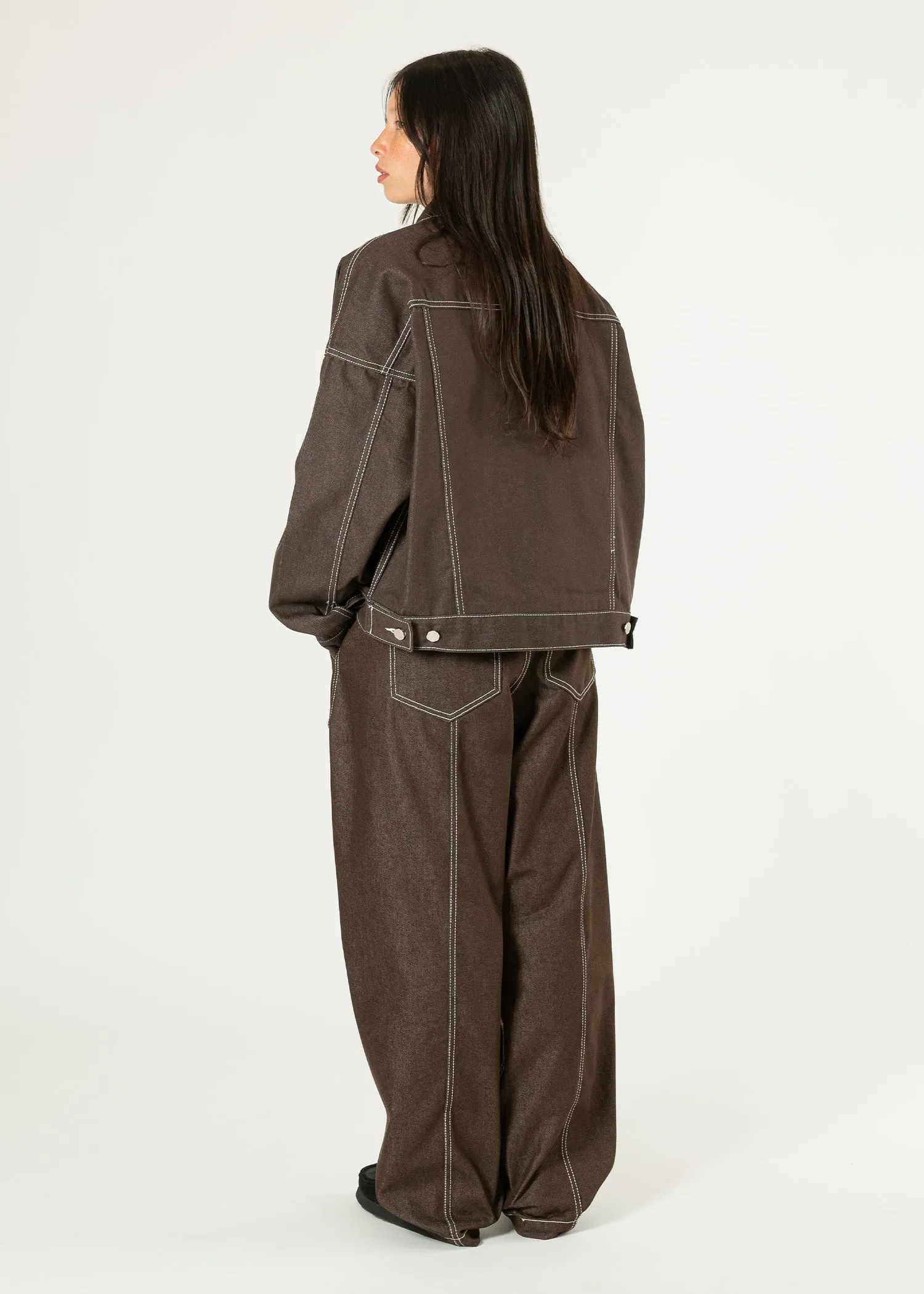 Raw Denim In-stitch Jacket sold by Estudio Niksen product image thumbnail 4