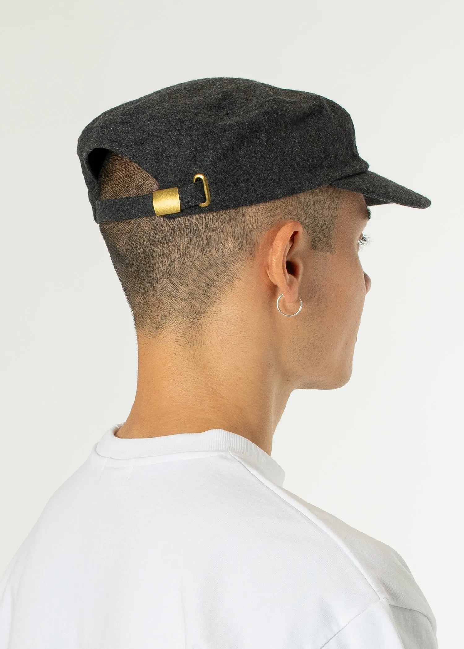 Wool Army Cap sold by Estudio Niksen product image thumbnail 2