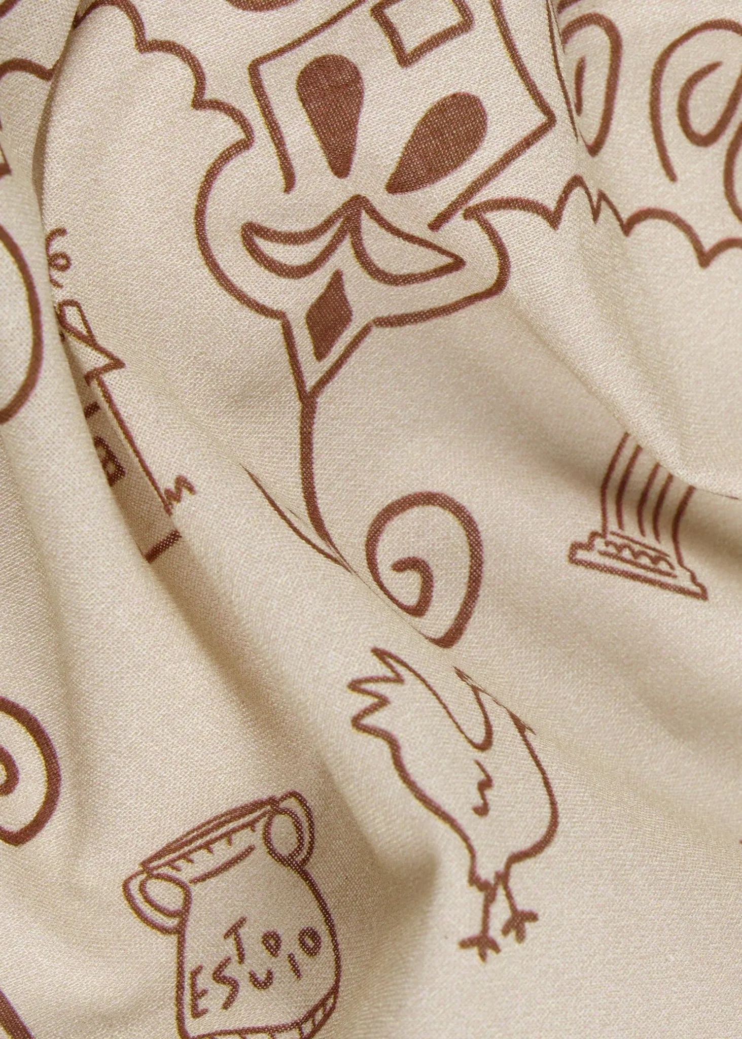 Niksen Doodle Bandana sold by Estudio Niksen product image thumbnail 4