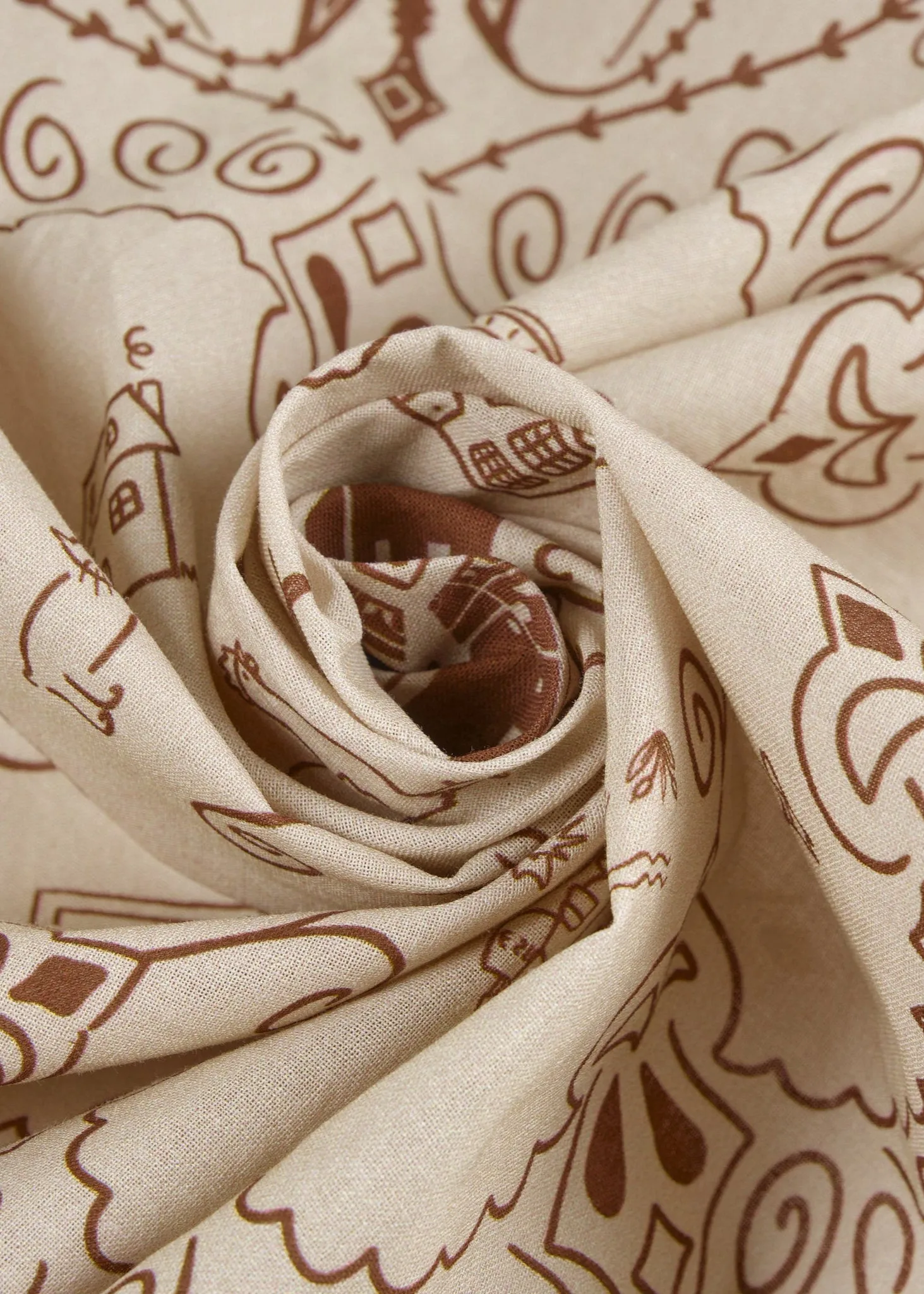 Niksen Doodle Bandana sold by Estudio Niksen product image thumbnail 2