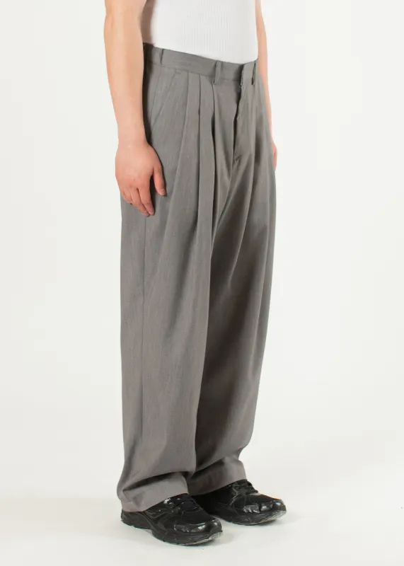 Pintuck Wide Trousers made by Estudio Niksen